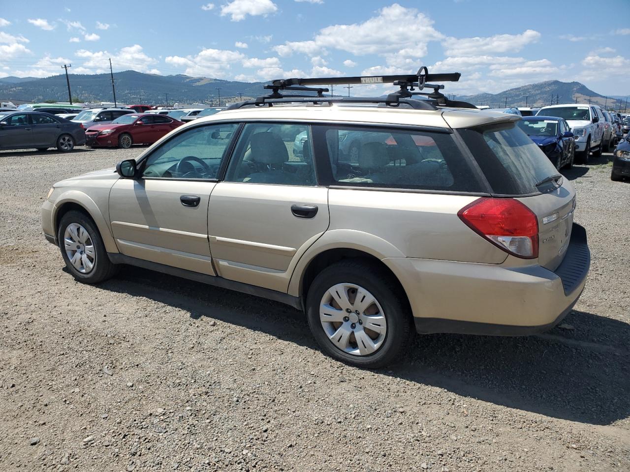 2008 Subaru Outback Beige vin: 4S4BP60CX87304601