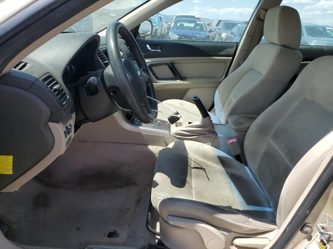 2008 Subaru Outback Beige vin: 4S4BP60CX87304601