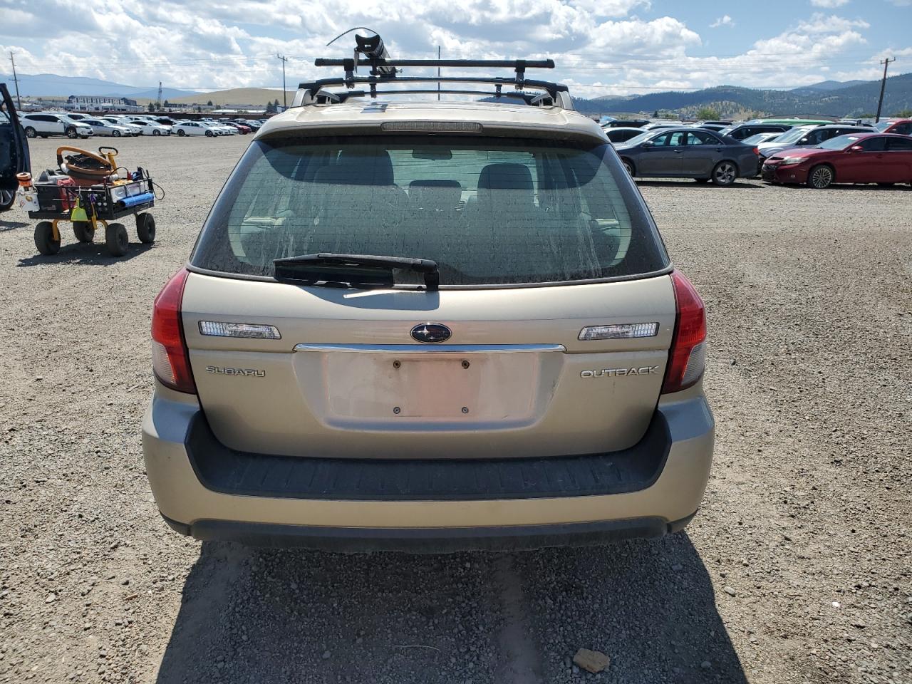 2008 Subaru Outback Beige vin: 4S4BP60CX87304601