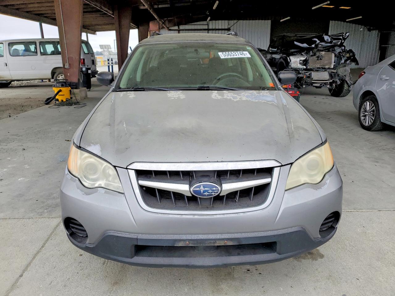 2008 Subaru Outback Gray vin: 4S4BP60CX87337436