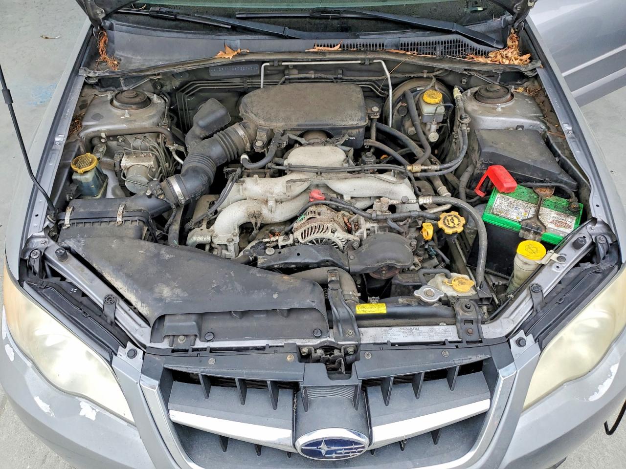 2008 Subaru Outback Gray vin: 4S4BP60CX87337436
