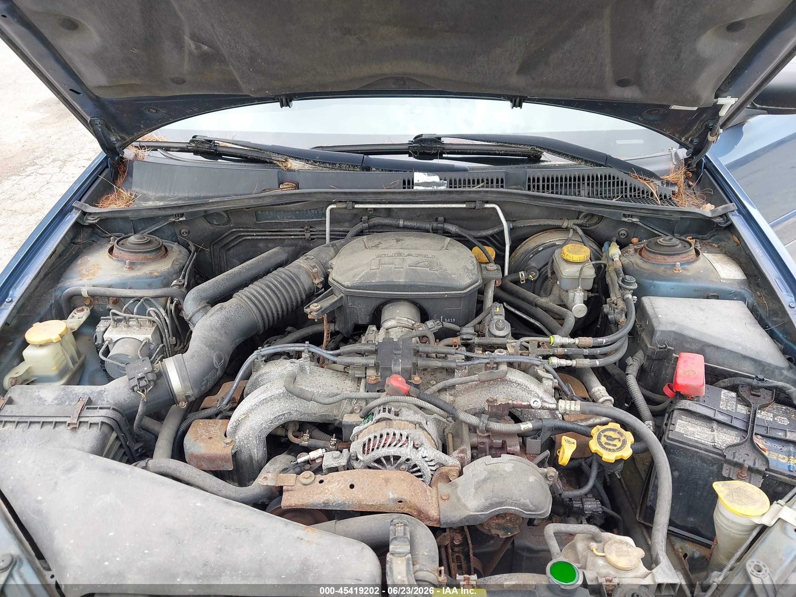 2005 Subaru Outback 2.5i Blue vin: 4S4BP61C056385799