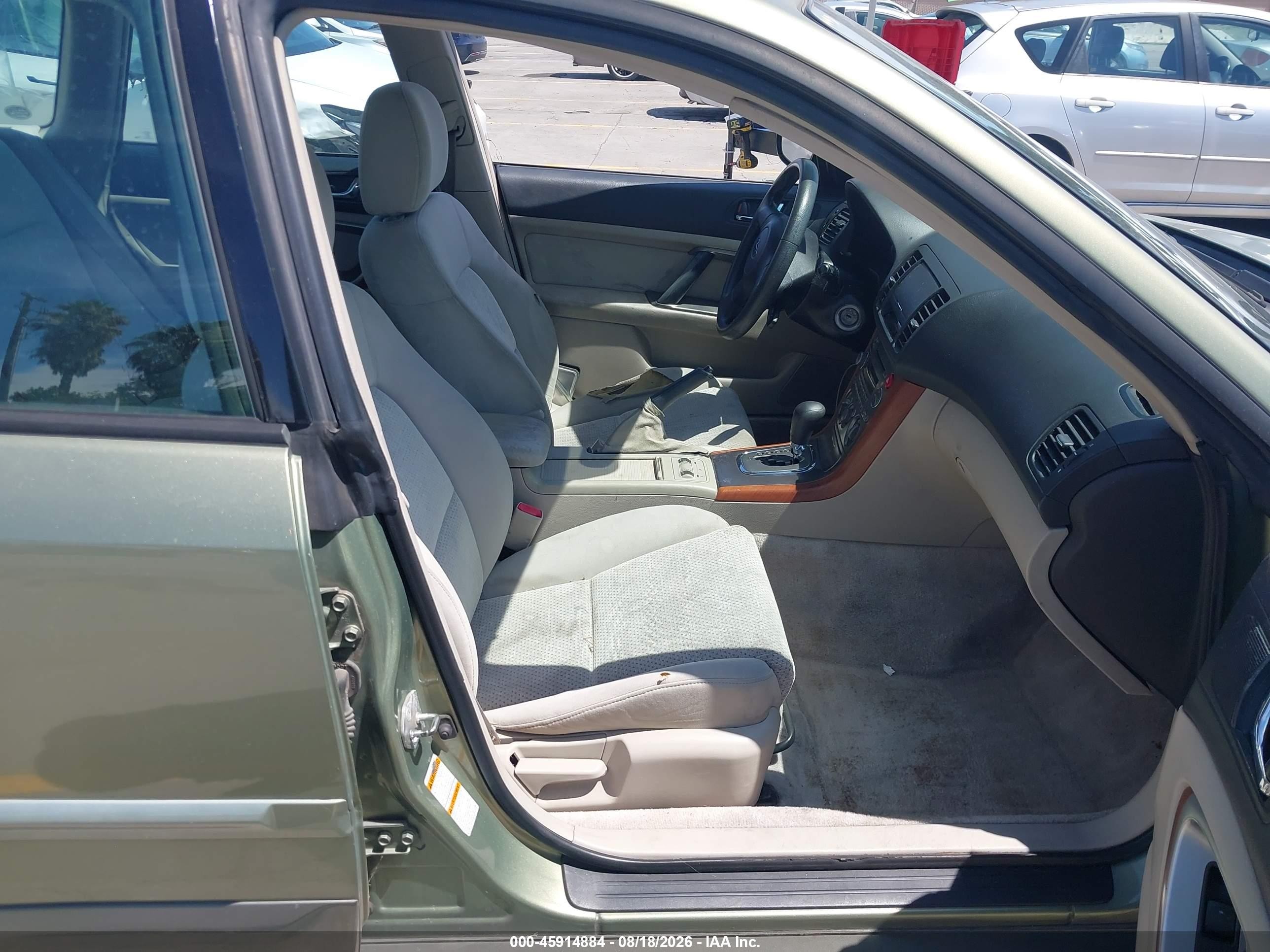 2005 Subaru Outback 2.5i Green vin: 4S4BP61C057385151