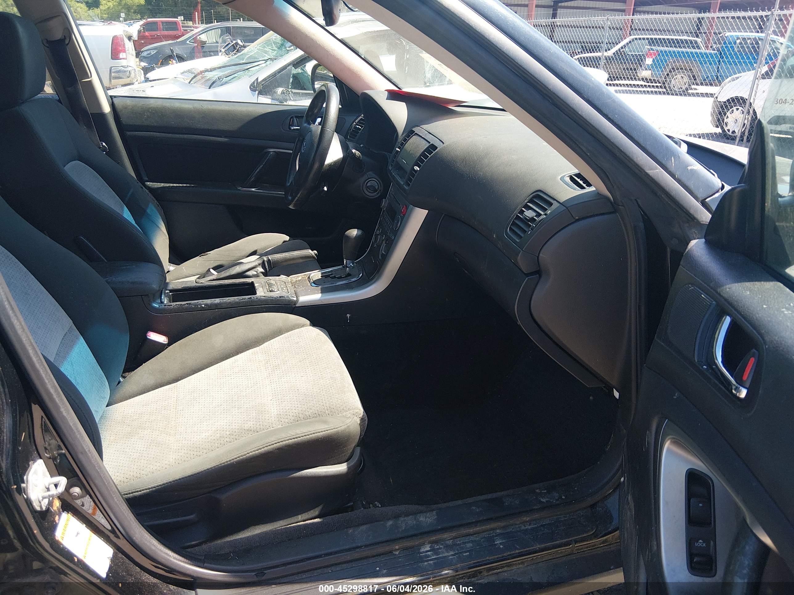 2006 Subaru Outback 2.5i Черный vin: 4S4BP61C067314548