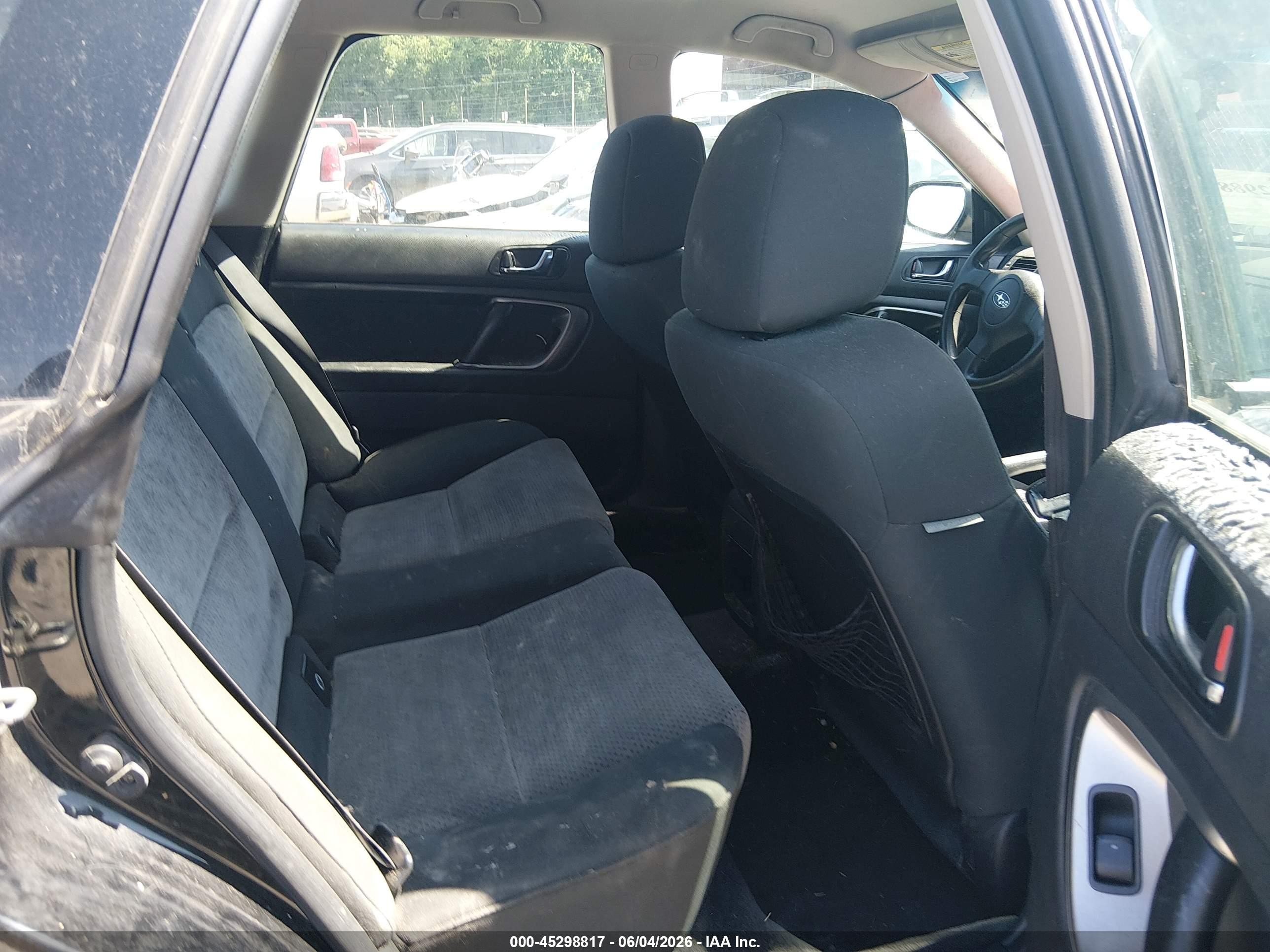 2006 Subaru Outback 2.5i Черный vin: 4S4BP61C067314548