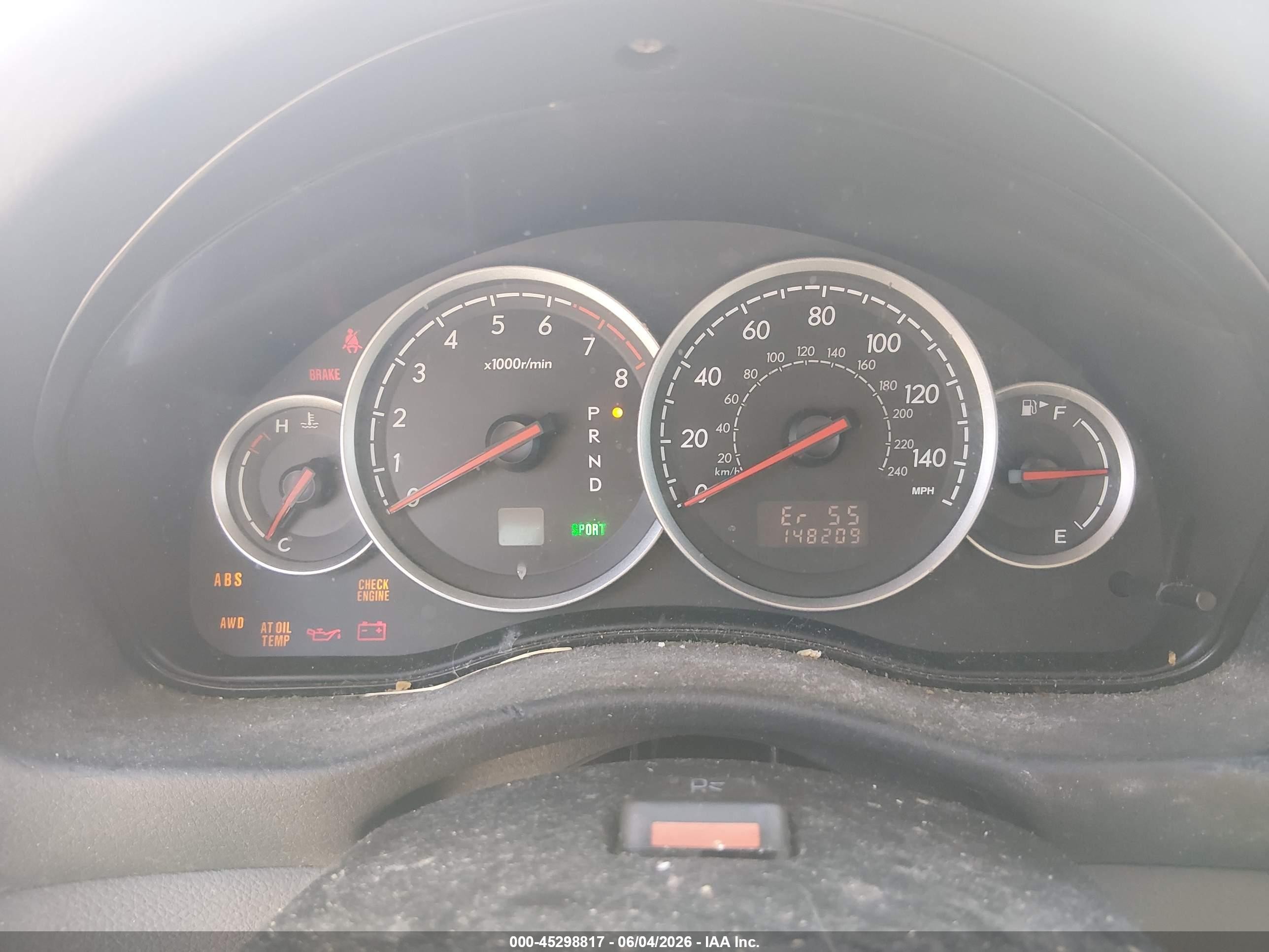 2006 Subaru Outback 2.5i Черный vin: 4S4BP61C067314548