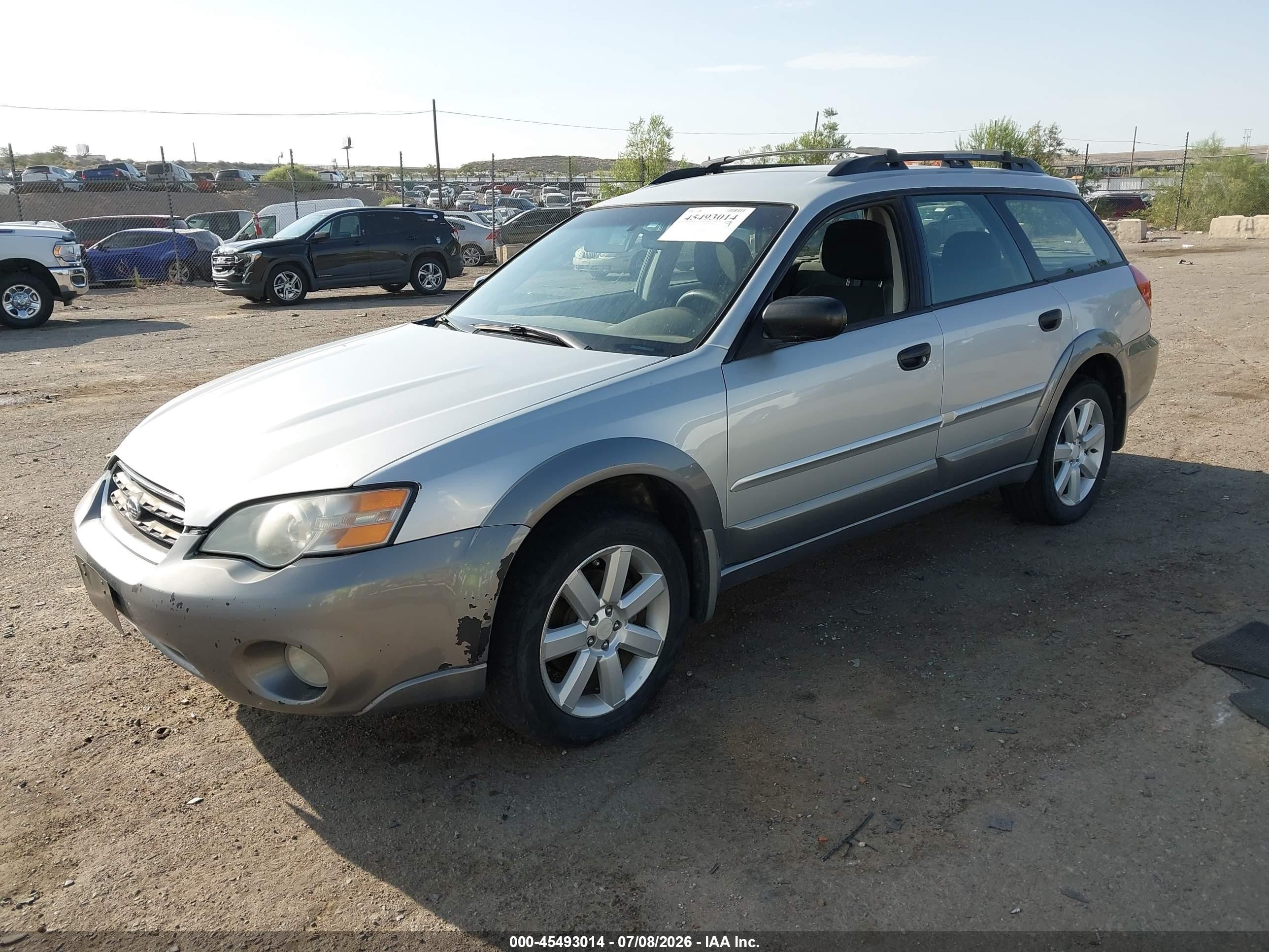2006 Subaru Outback 2.5i Silver vin: 4S4BP61C067329471