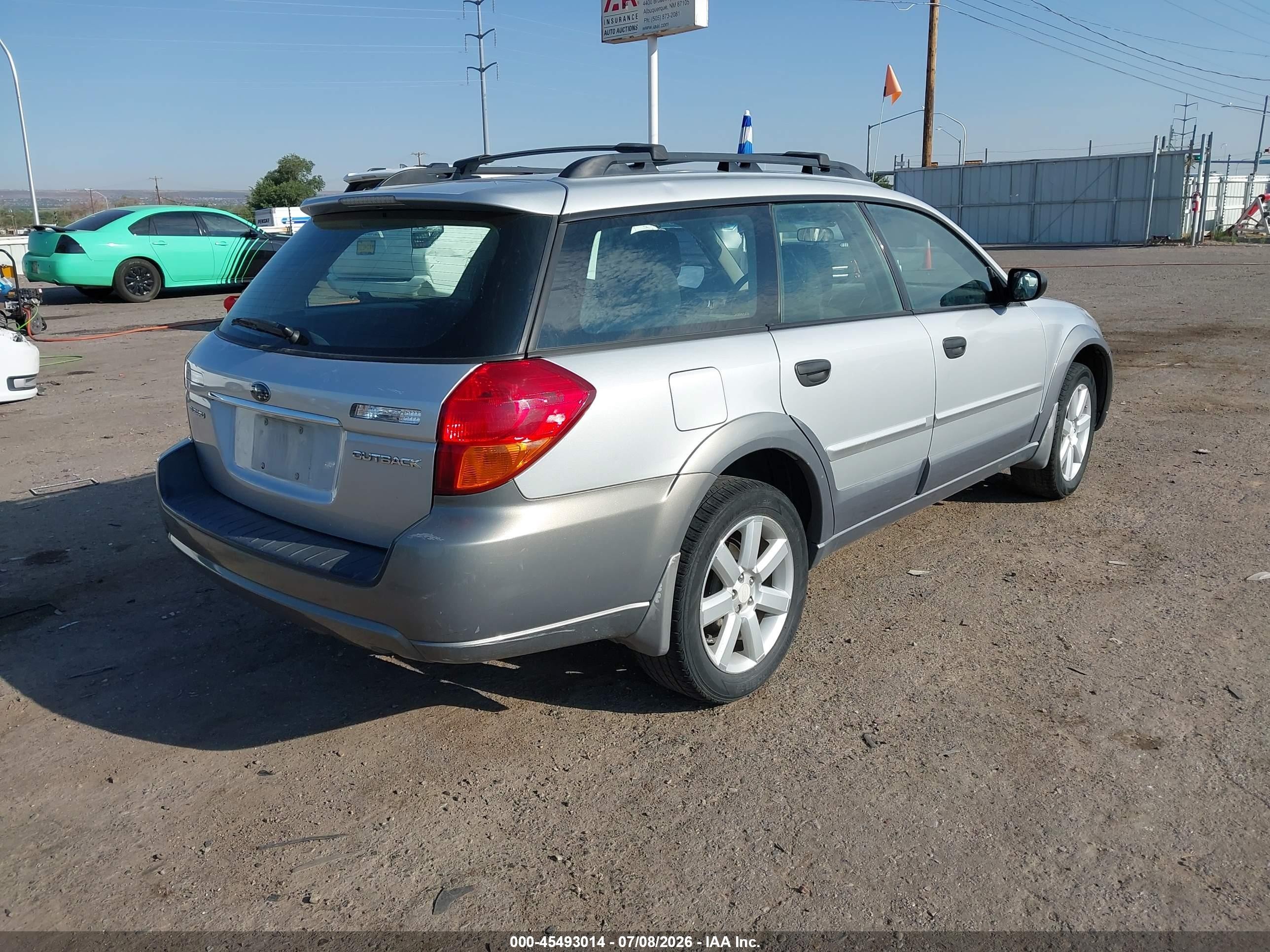 2006 Subaru Outback 2.5i Silver vin: 4S4BP61C067329471