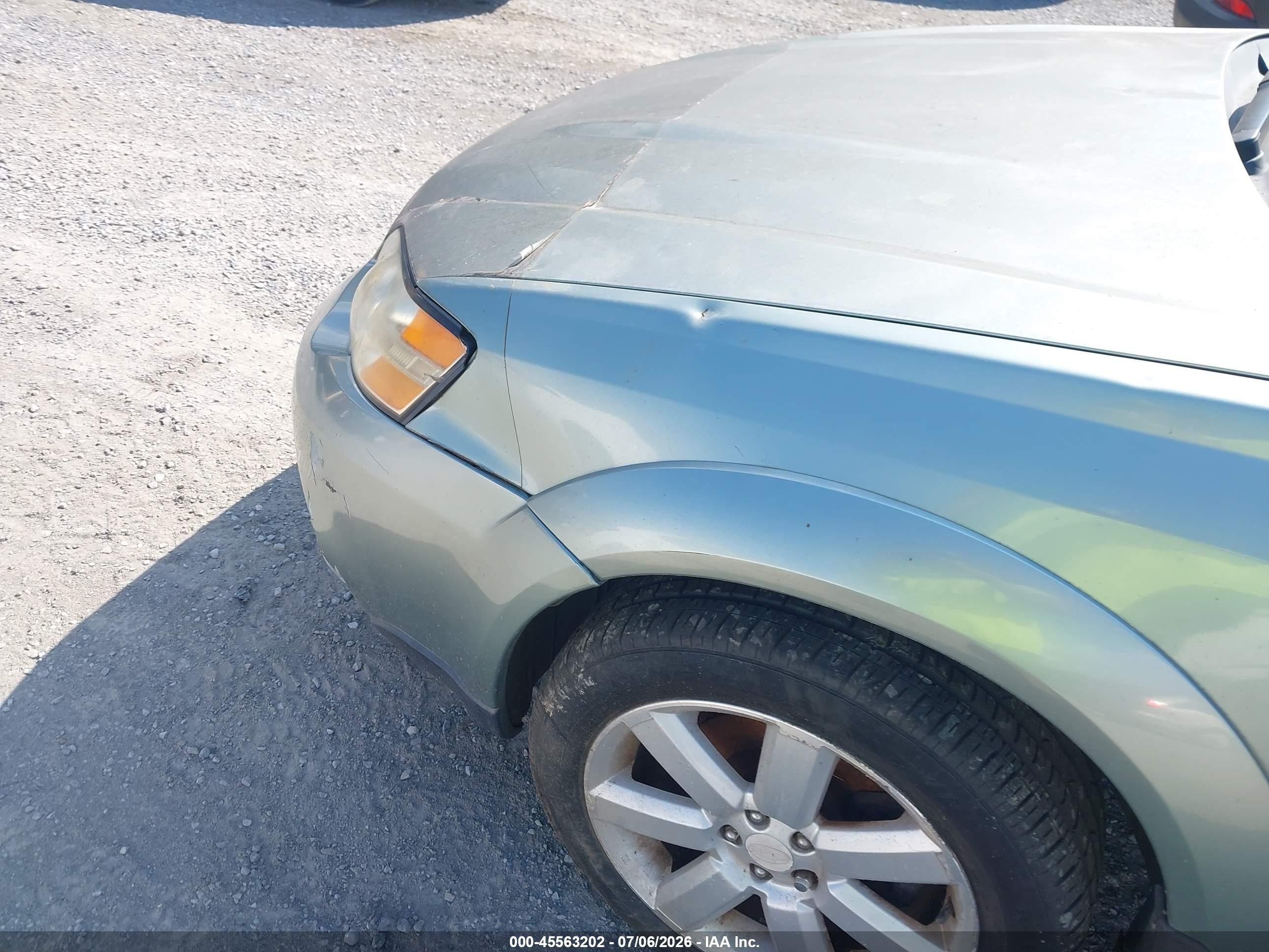 2006 Subaru Outback 2.5i Green vin: 4S4BP61C067333178