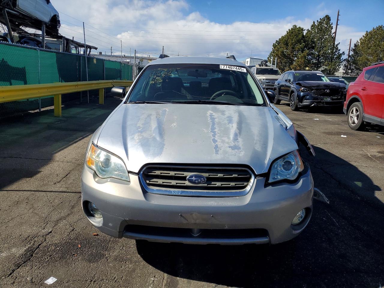 2007 Subaru Outback Outback 2.5i Silver vin: 4S4BP61C077321730