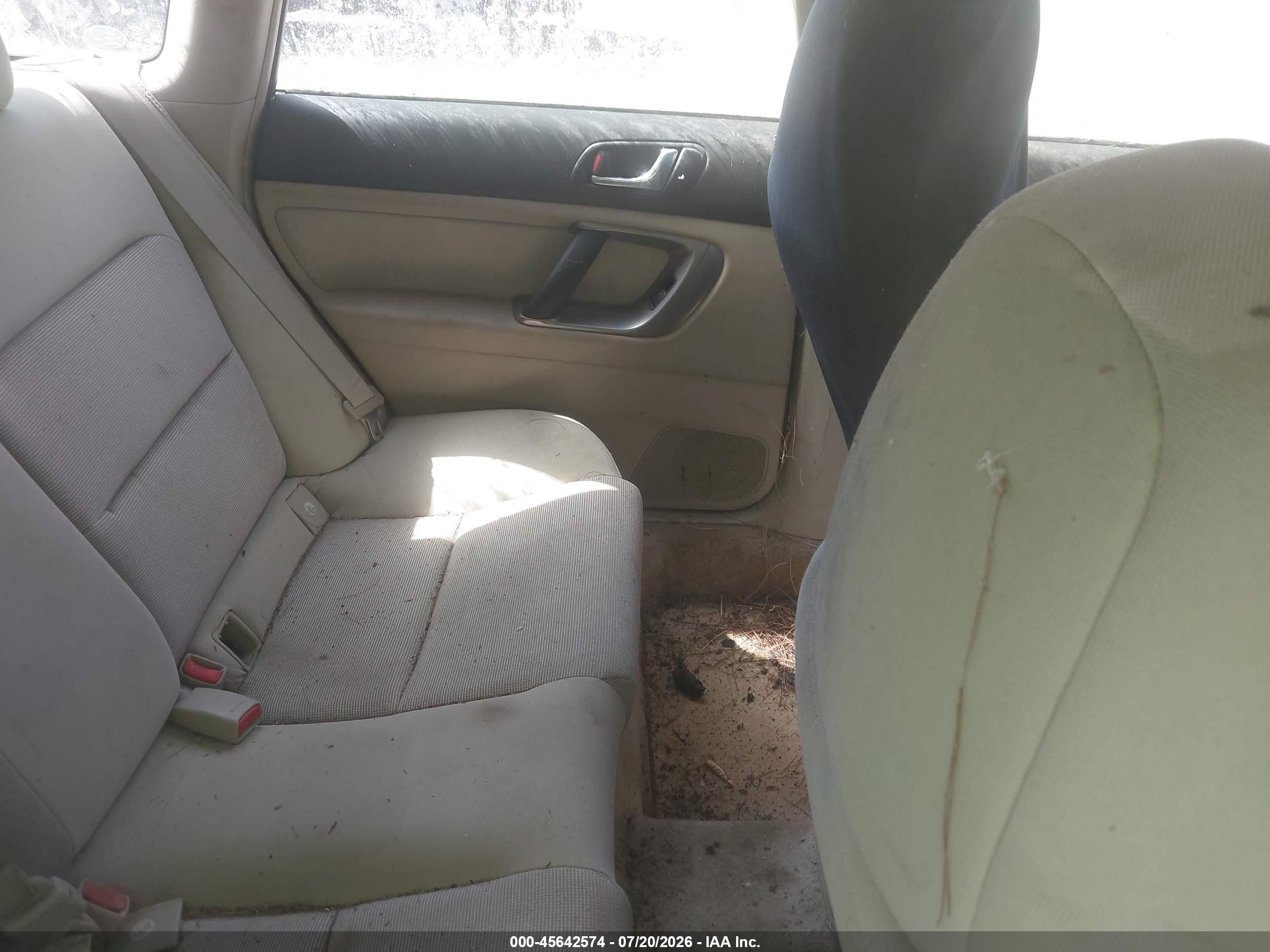 2007 Subaru Outback 2.5i Blue vin: 4S4BP61C077334963