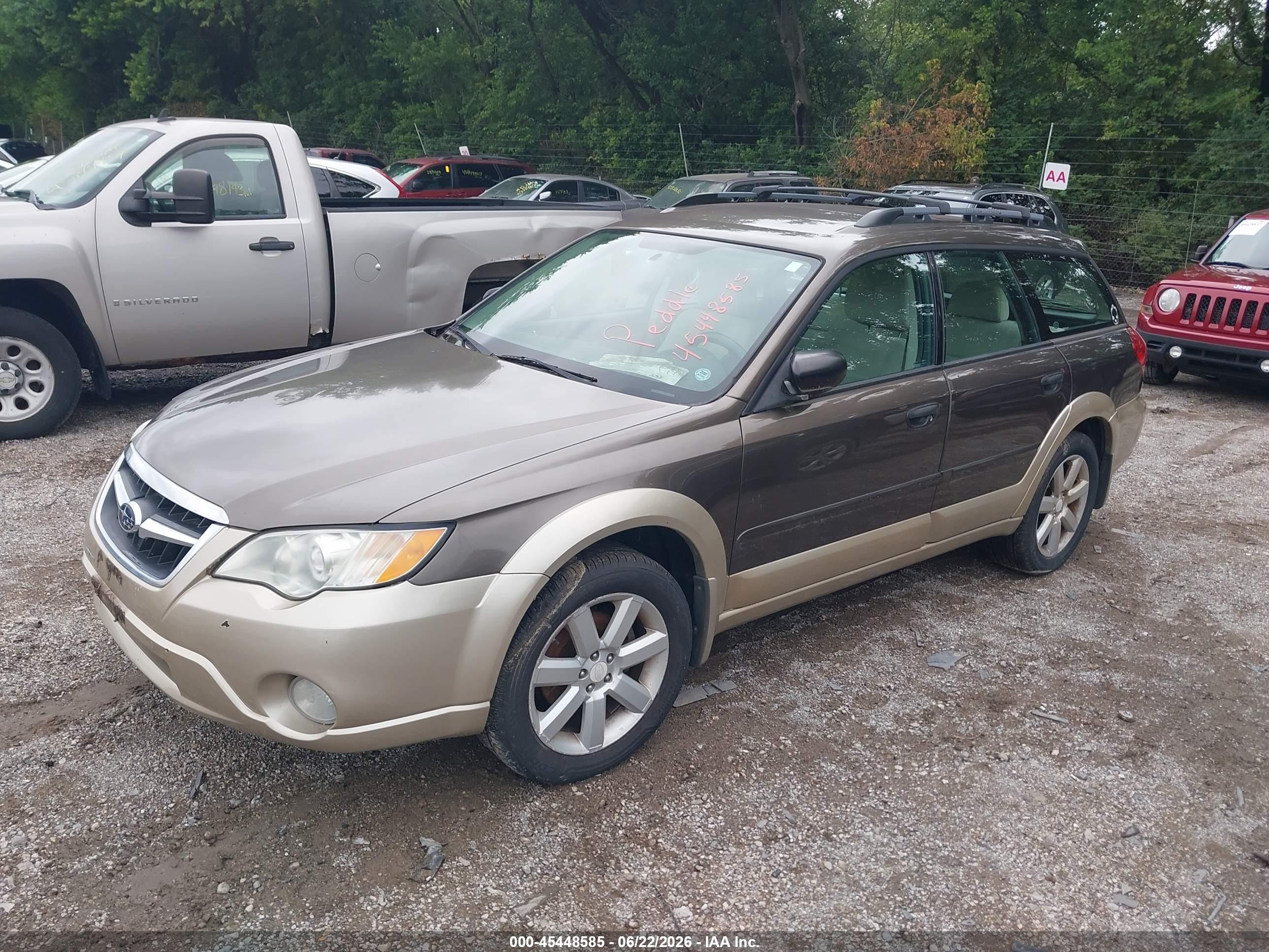 2008 Subaru Outback (natl) I/ll Bean W/nav/ll Bean W/nav/vdc Коричневый vin: 4S4BP61C087318506