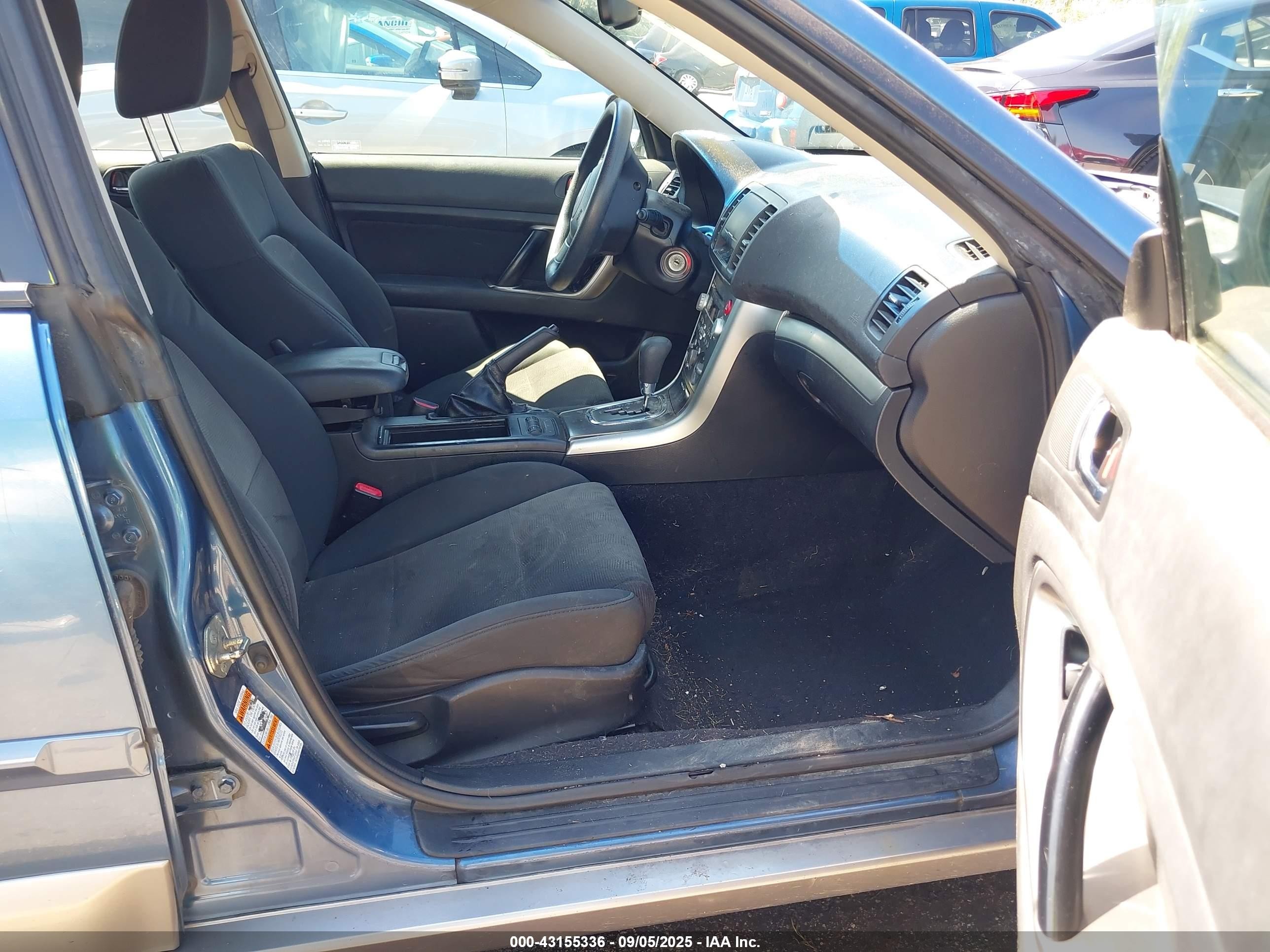 2008 Subaru Outback 2.5i/2.5i L.l. Bean Edition Blue vin: 4S4BP61C087333670