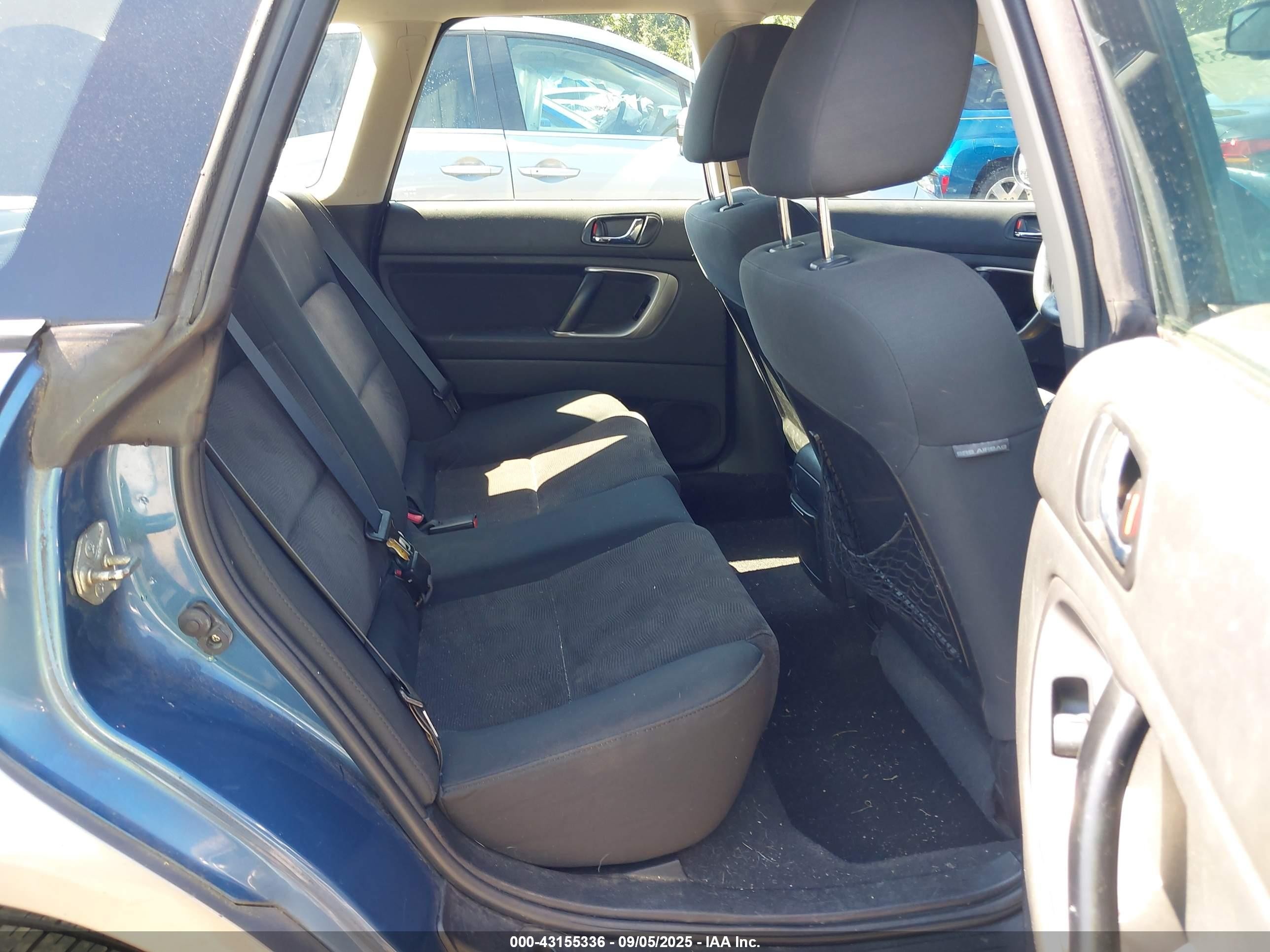 2008 Subaru Outback 2.5i/2.5i L.l. Bean Edition Blue vin: 4S4BP61C087333670