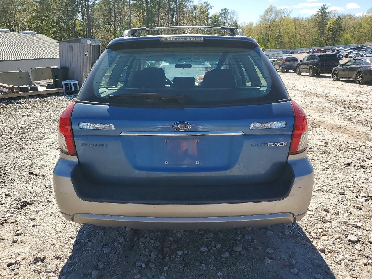 2008 Subaru Outback 2.5i Синий vin: 4S4BP61C087335483