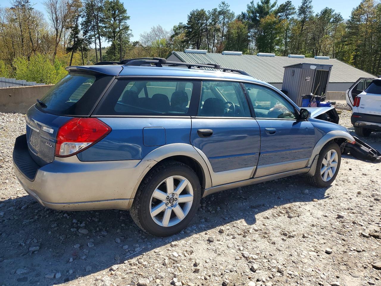 2008 Subaru Outback 2.5i Синий vin: 4S4BP61C087335483
