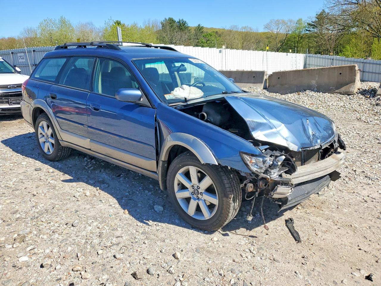 2008 Subaru Outback 2.5i Синий vin: 4S4BP61C087335483