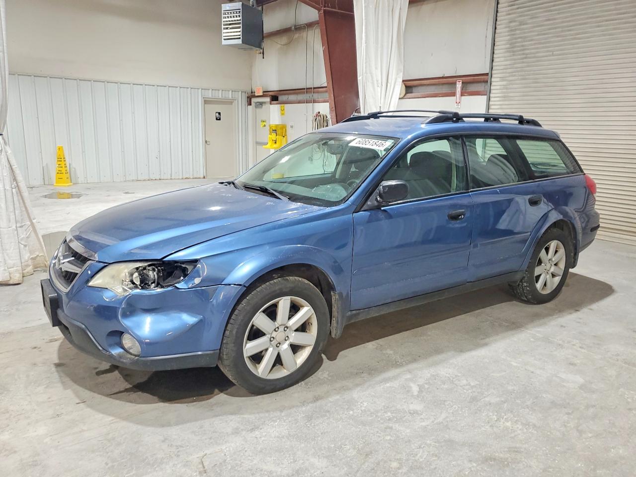 2008 Subaru Outback 2.5i Blue vin: 4S4BP61C087341557