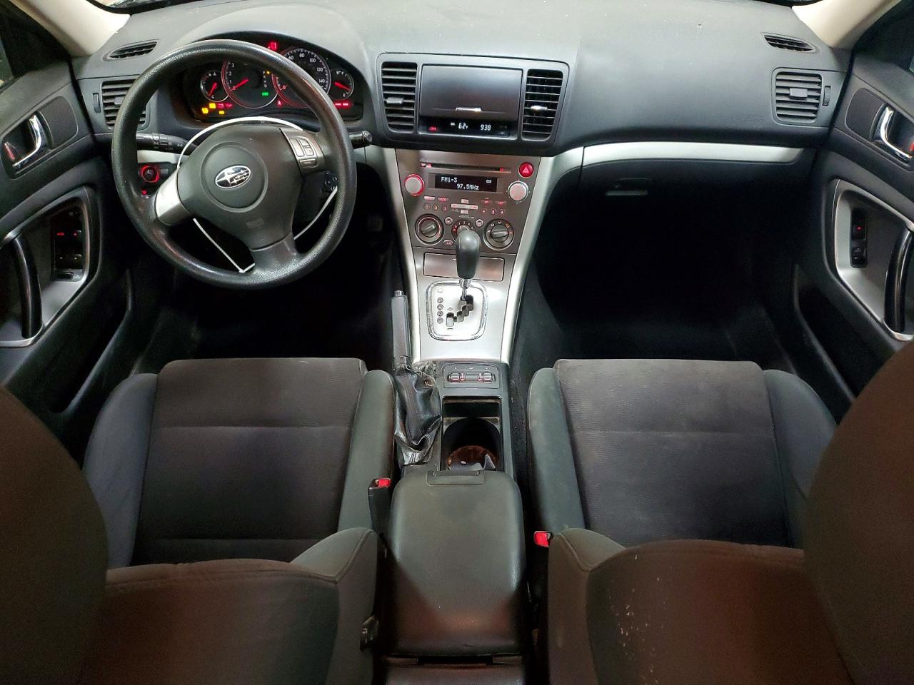 2008 Subaru Outback 2.5i Black vin: 4S4BP61C087358147