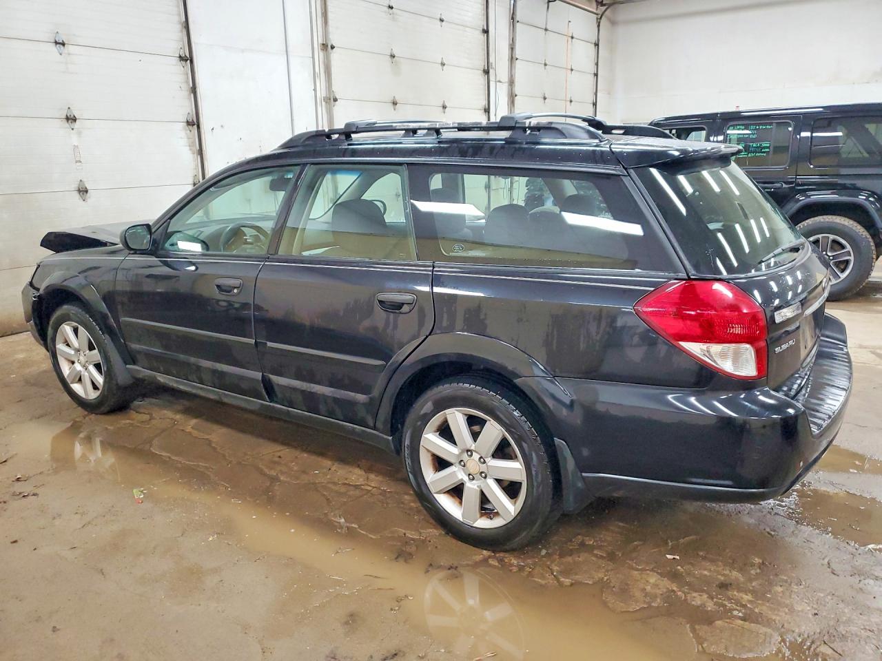 2008 Subaru Outback 2.5i Black vin: 4S4BP61C087358147