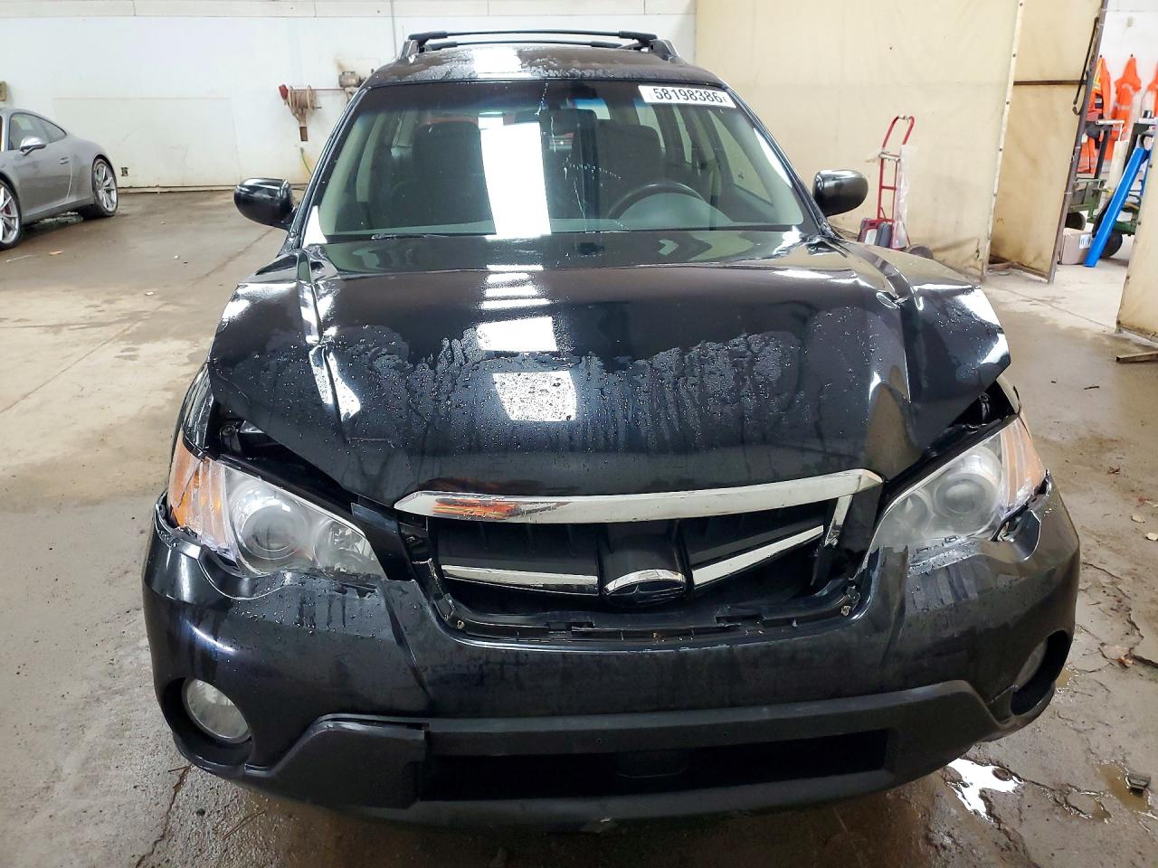 2008 Subaru Outback 2.5i Black vin: 4S4BP61C087358147