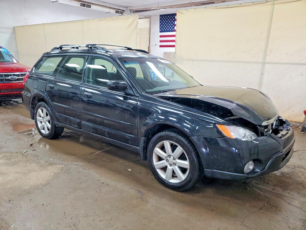 2008 Subaru Outback 2.5i Black vin: 4S4BP61C087358147