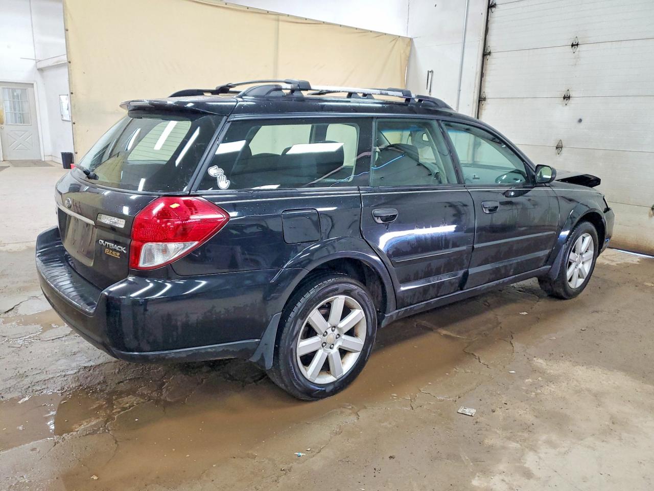2008 Subaru Outback 2.5i Black vin: 4S4BP61C087358147