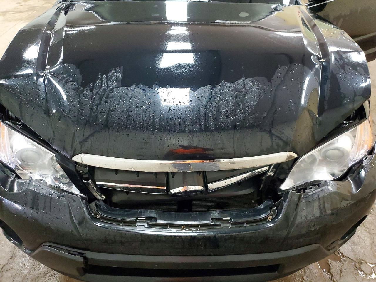 2008 Subaru Outback 2.5i Black vin: 4S4BP61C087358147
