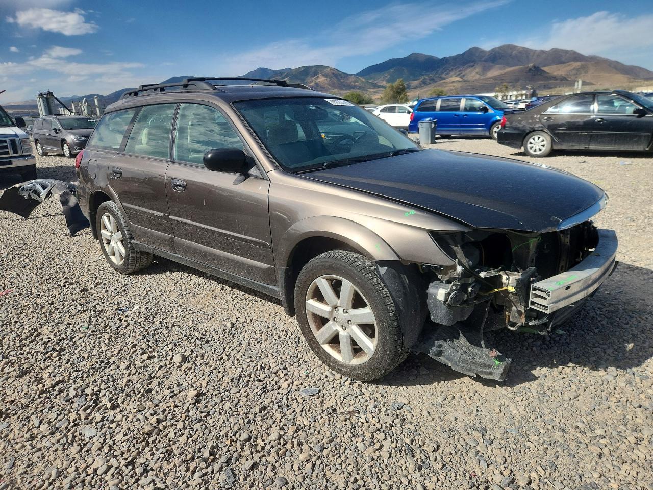 2009 Subaru Outback 2.5i Угольный vin: 4S4BP61C097328129