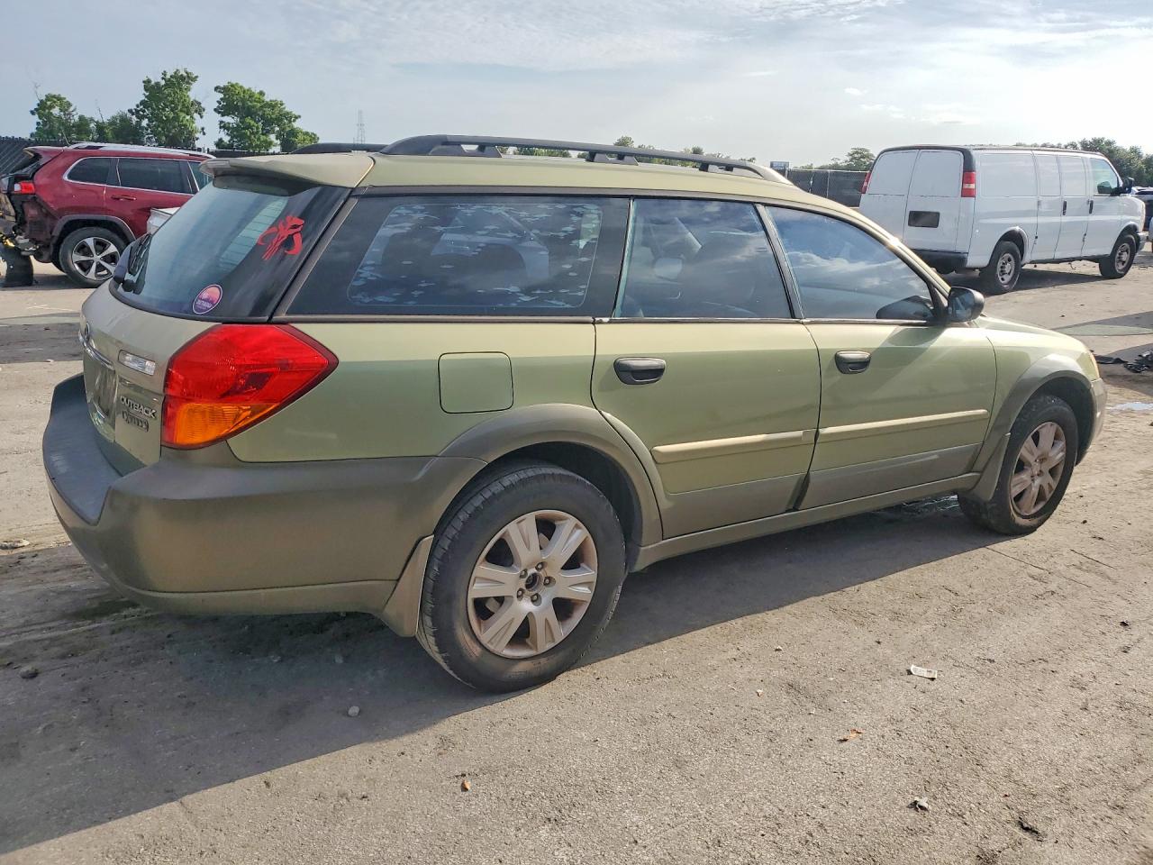 2005 Subaru Legacy Outback 2.5i Green vin: 4S4BP61C157373946