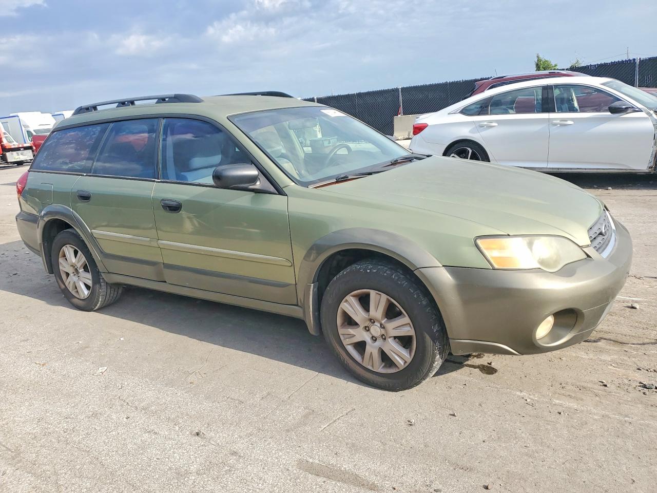 2005 Subaru Legacy Outback 2.5i Green vin: 4S4BP61C157373946