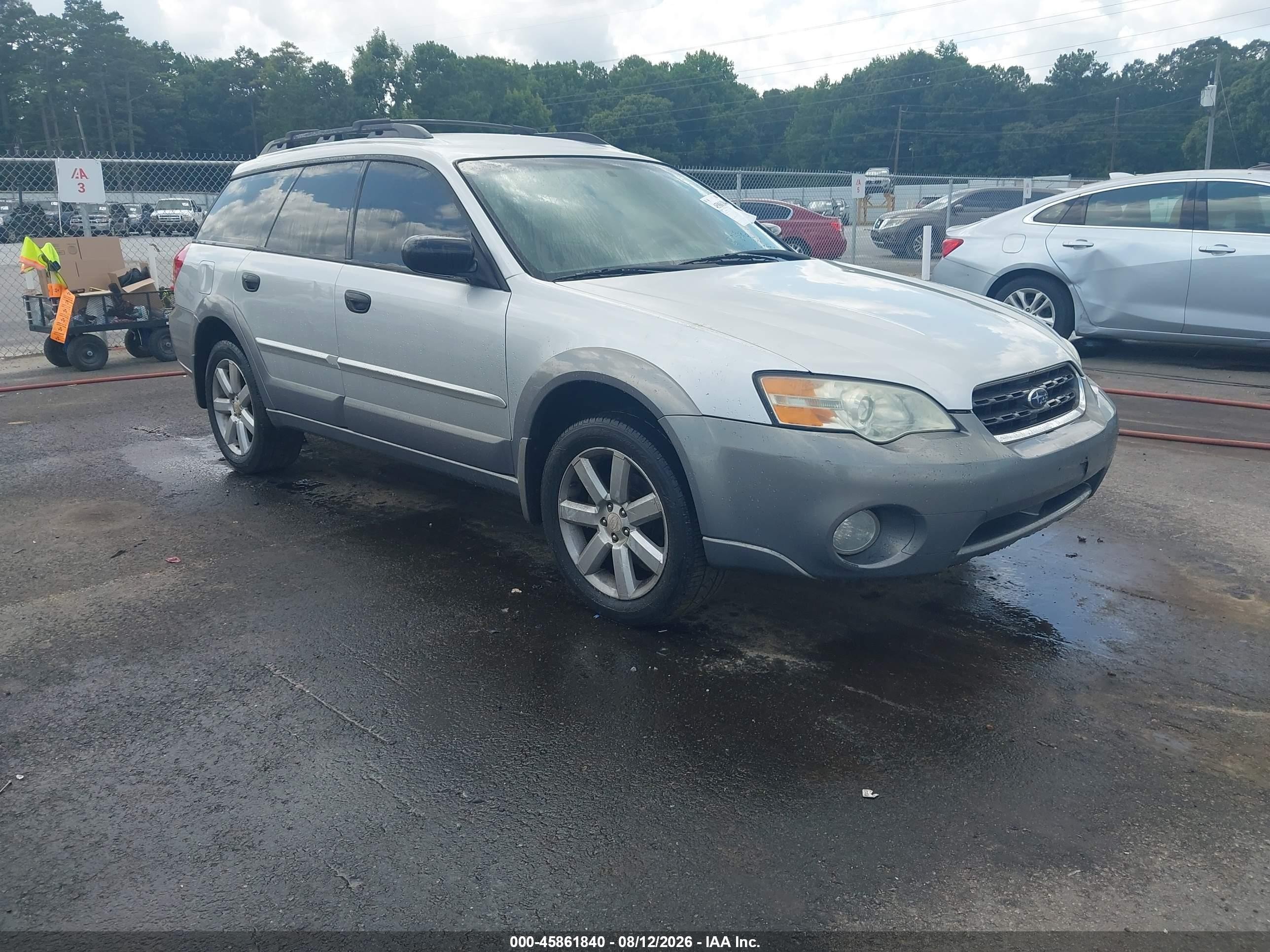2006 Subaru Outback 2.5i Silver vin: 4S4BP61C167329656