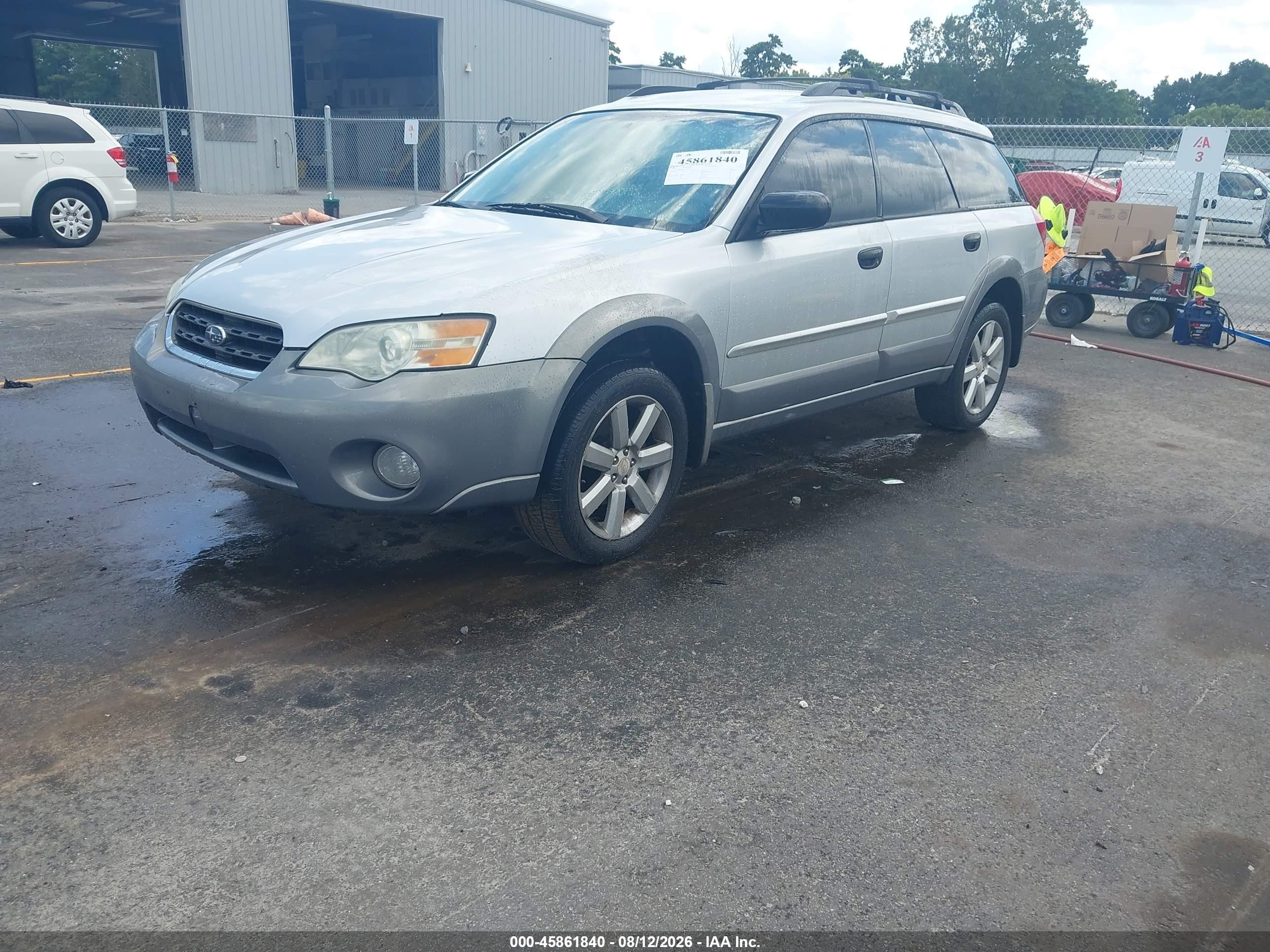 2006 Subaru Outback 2.5i Silver vin: 4S4BP61C167329656
