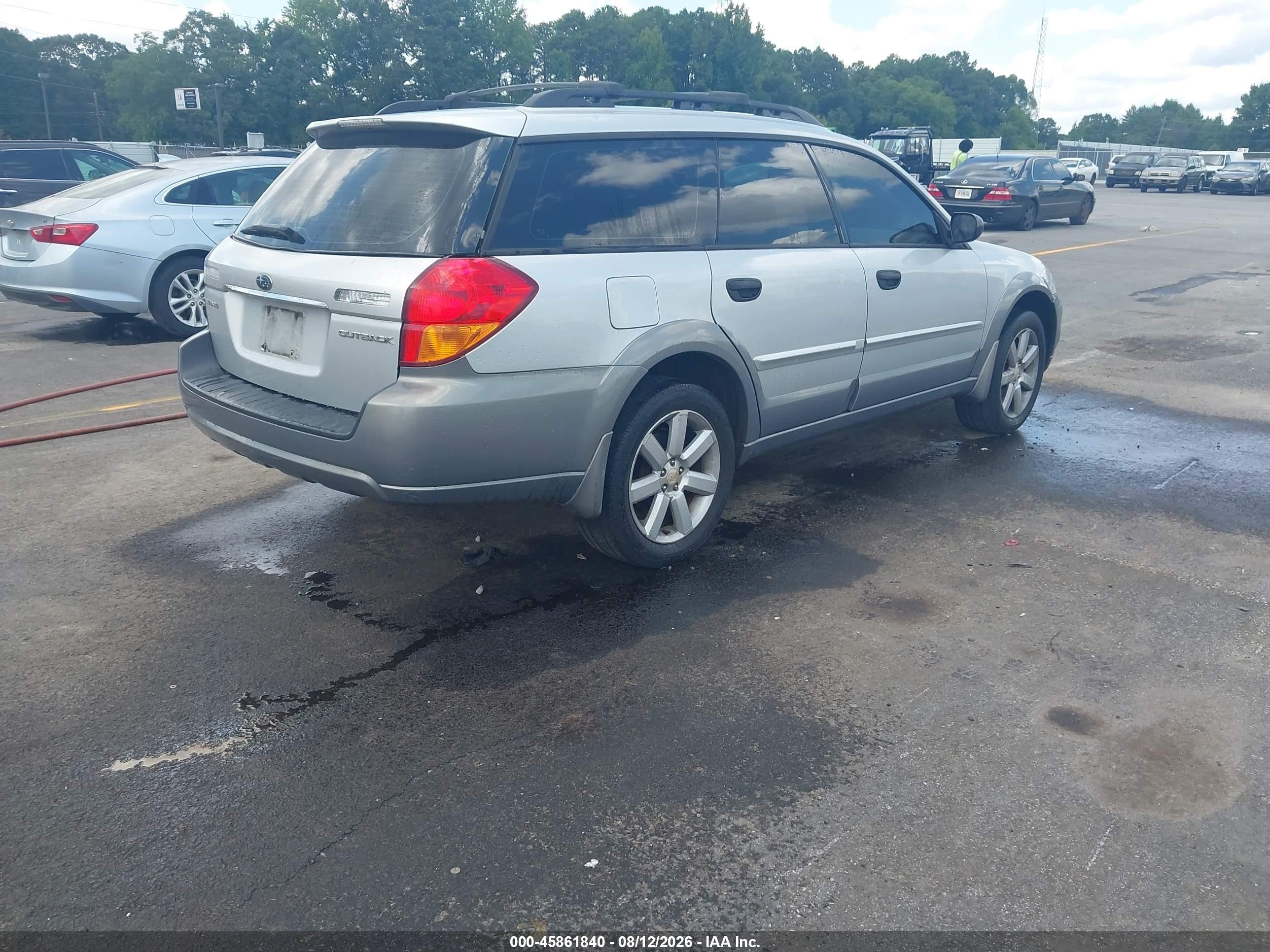 2006 Subaru Outback 2.5i Silver vin: 4S4BP61C167329656
