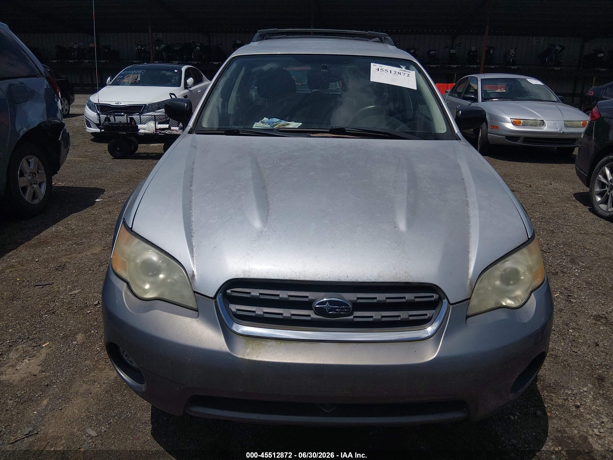 2006 Subaru Outback 2.5i Silver vin: 4S4BP61C167344660
