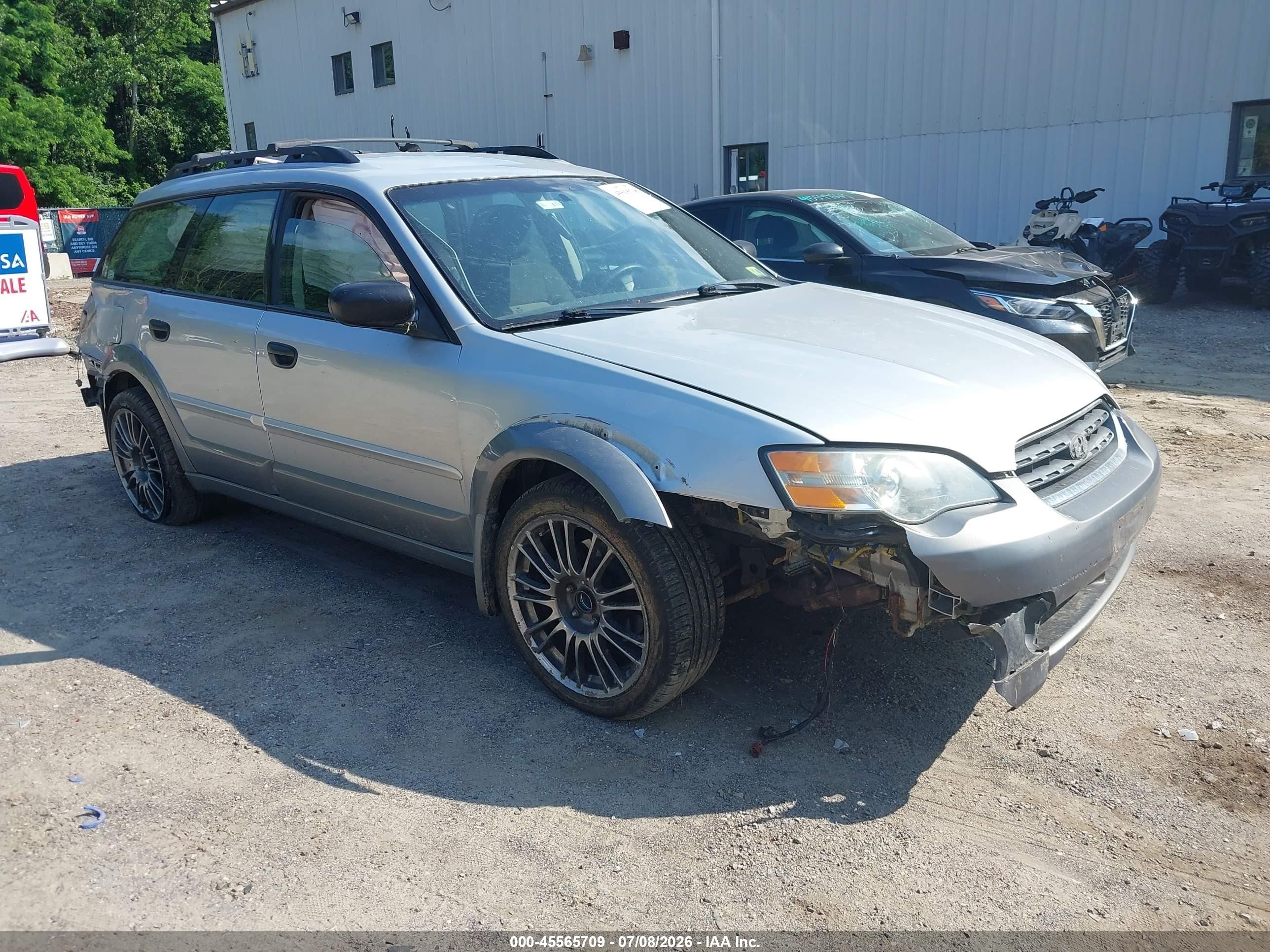 2007 Subaru Outback 2.5i Серый vin: 4S4BP61C176329082