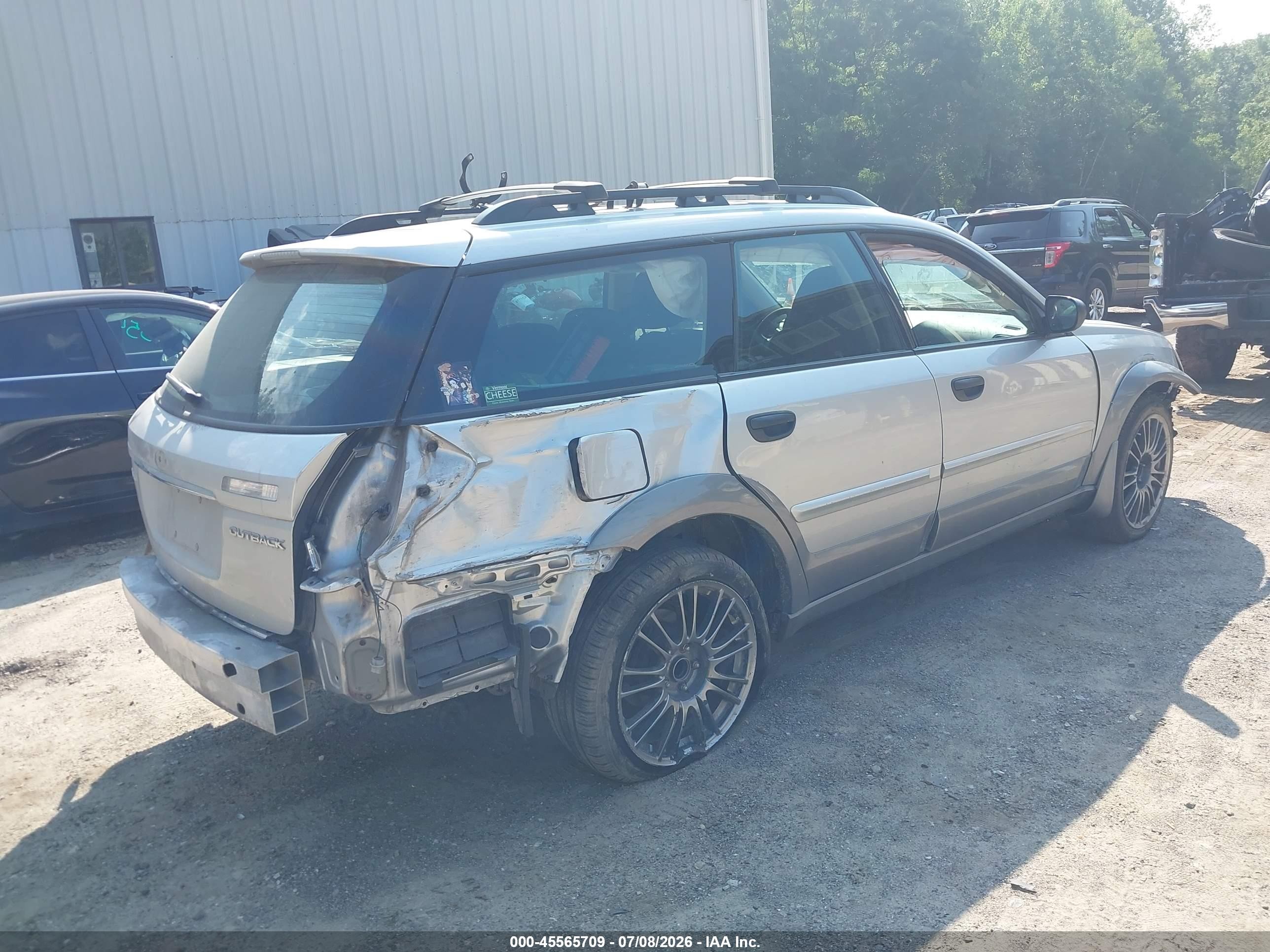 2007 Subaru Outback 2.5i Серый vin: 4S4BP61C176329082