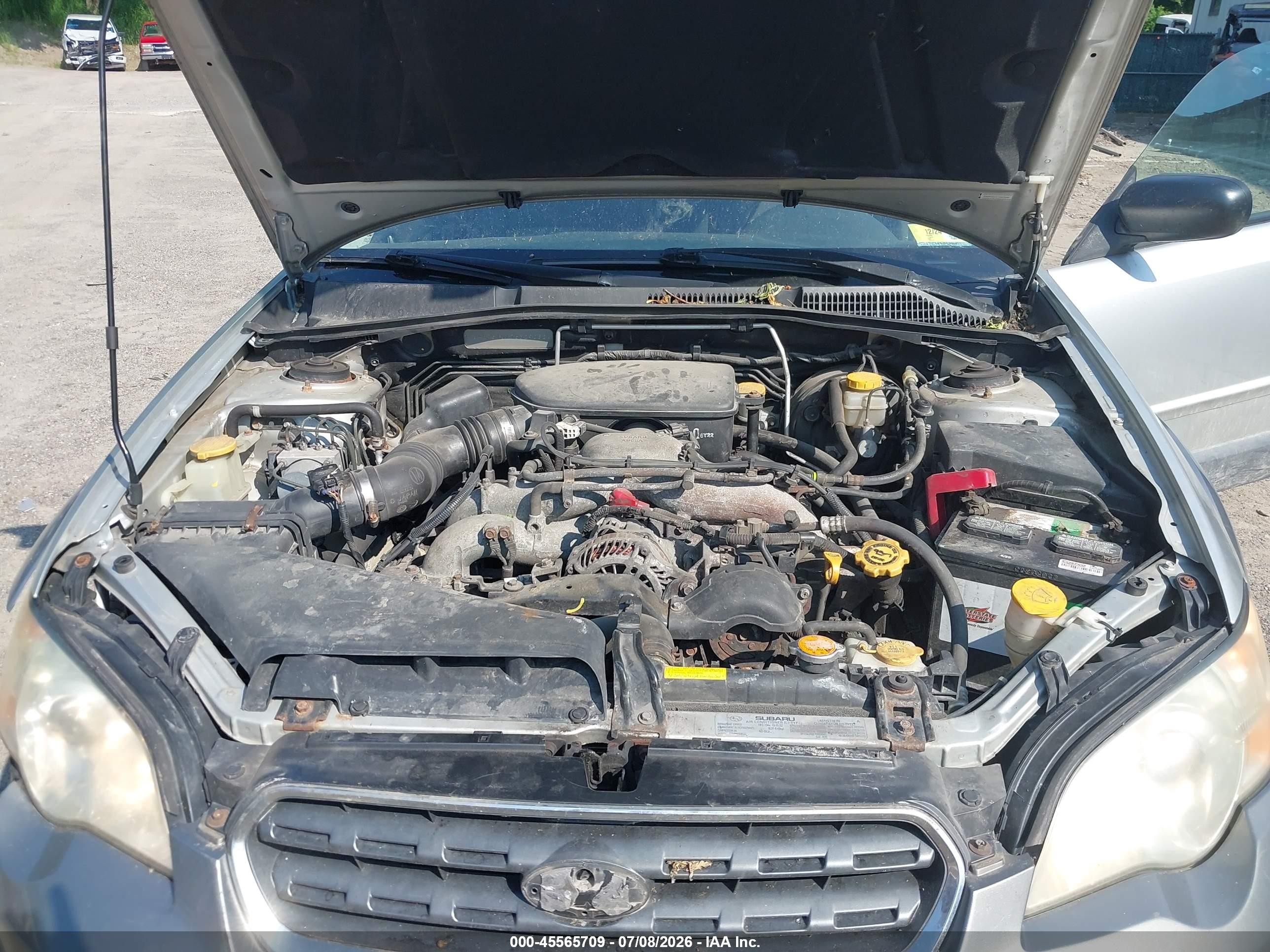 2007 Subaru Outback 2.5i Серый vin: 4S4BP61C176329082