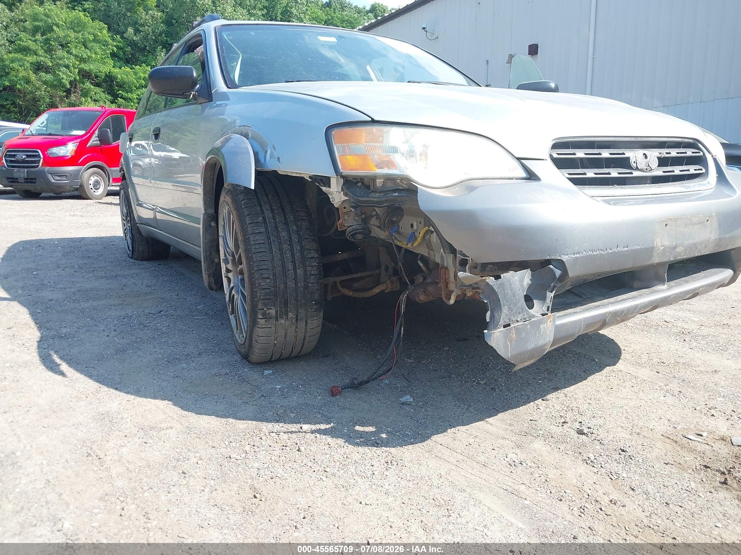 2007 Subaru Outback 2.5i Серый vin: 4S4BP61C176329082