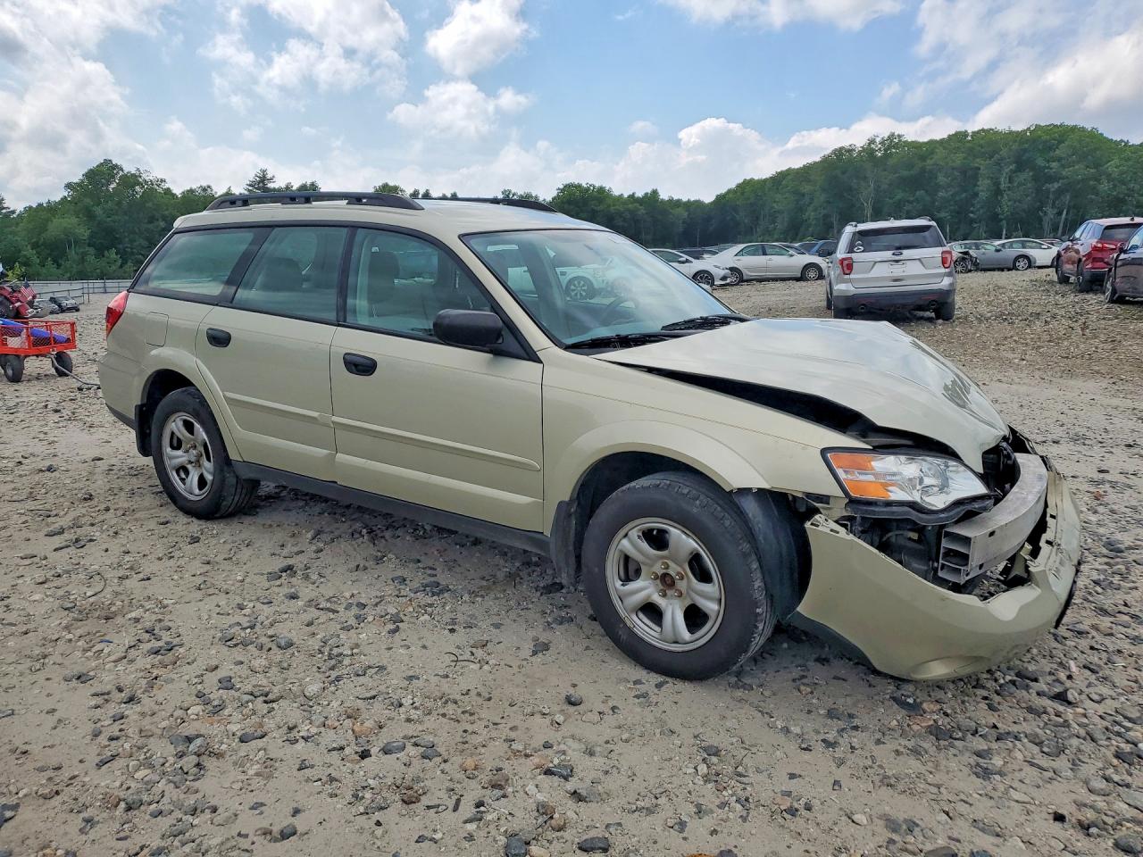 2007 Subaru Outback Outback 2.5i Beige vin: 4S4BP61C177313023