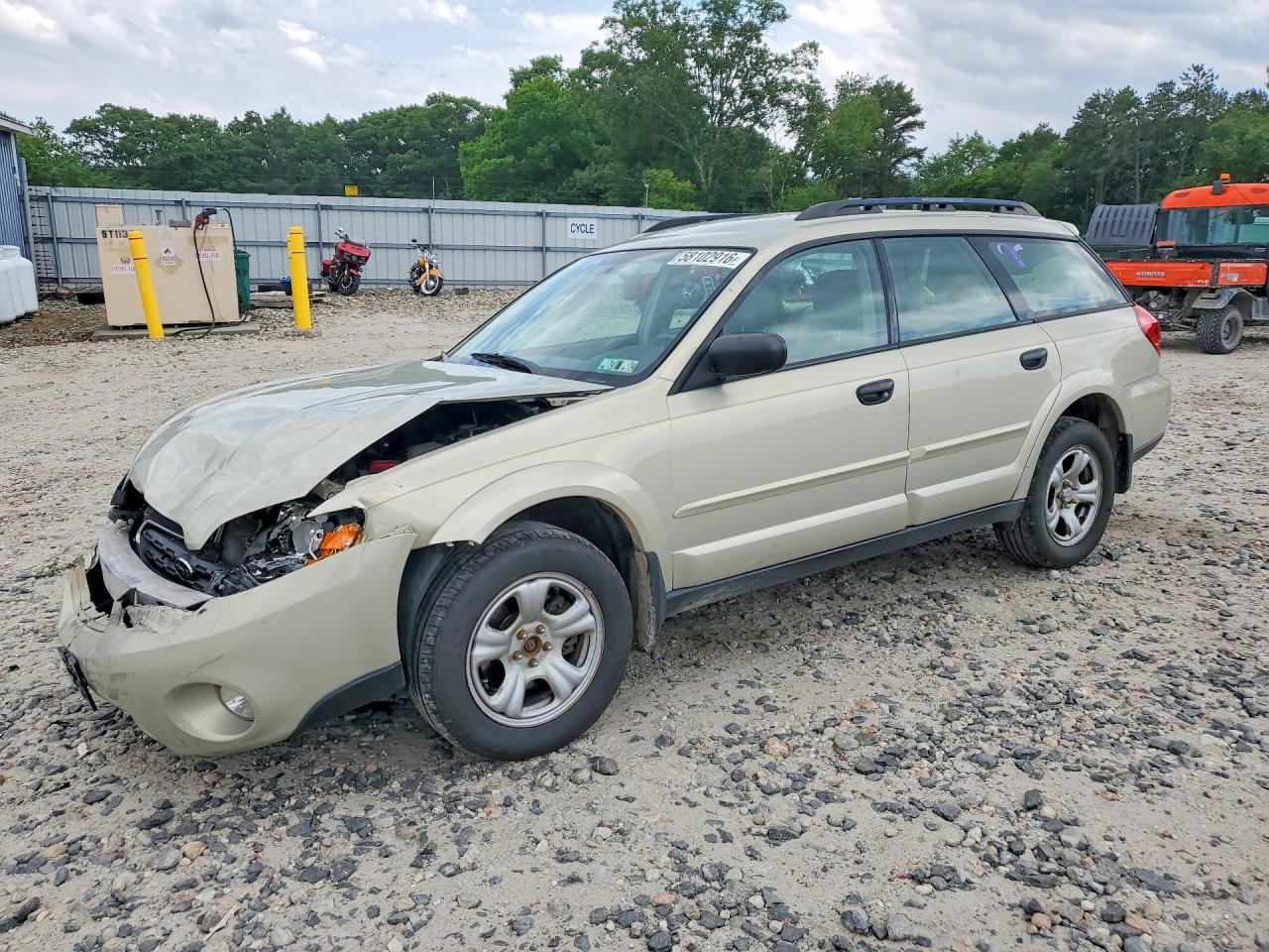 2007 Subaru Outback Outback 2.5i Beige vin: 4S4BP61C177313023
