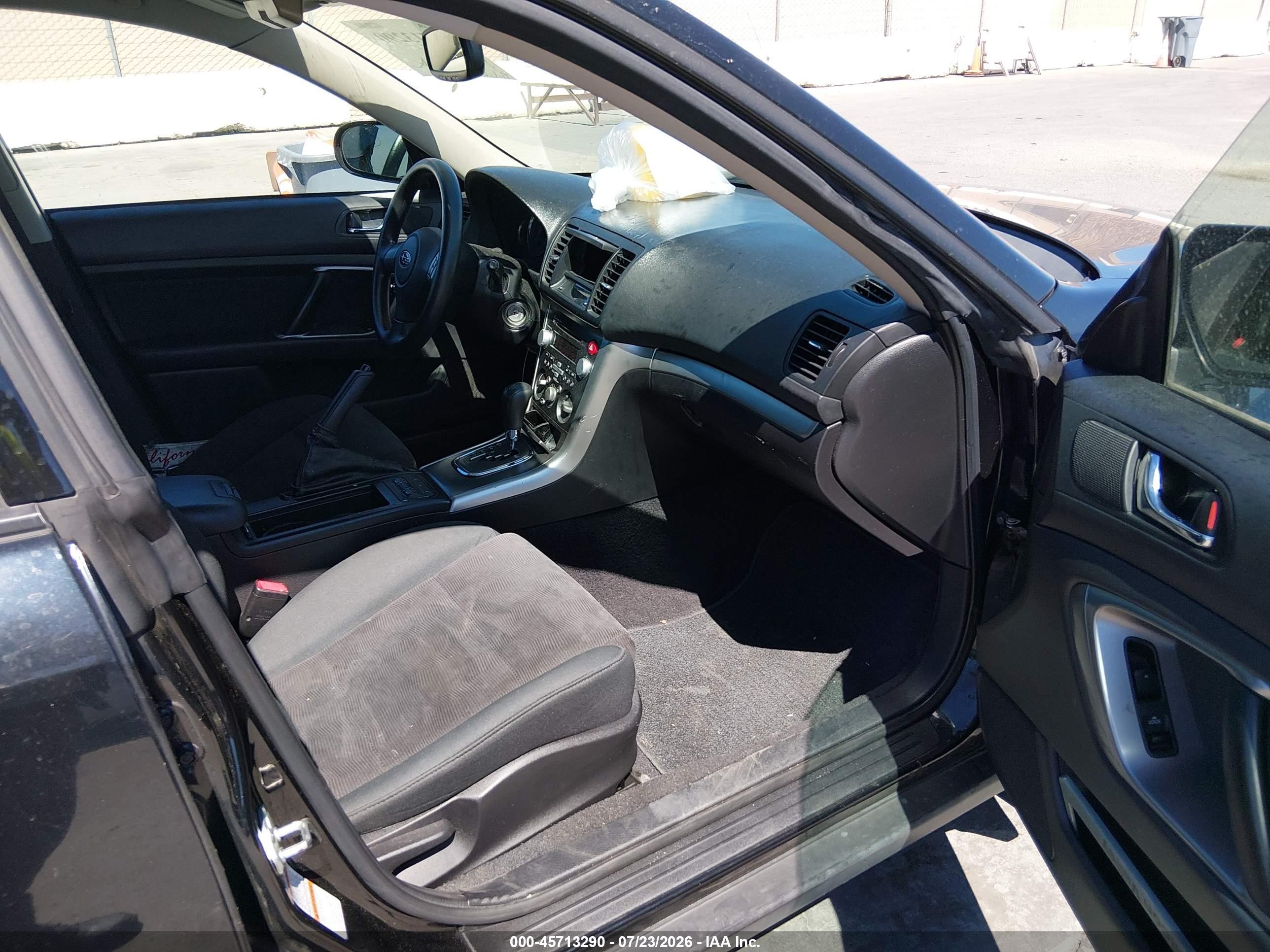 2008 Subaru Outback 2.5i/2.5i L.l. Bean Edition Black vin: 4S4BP61C187316408