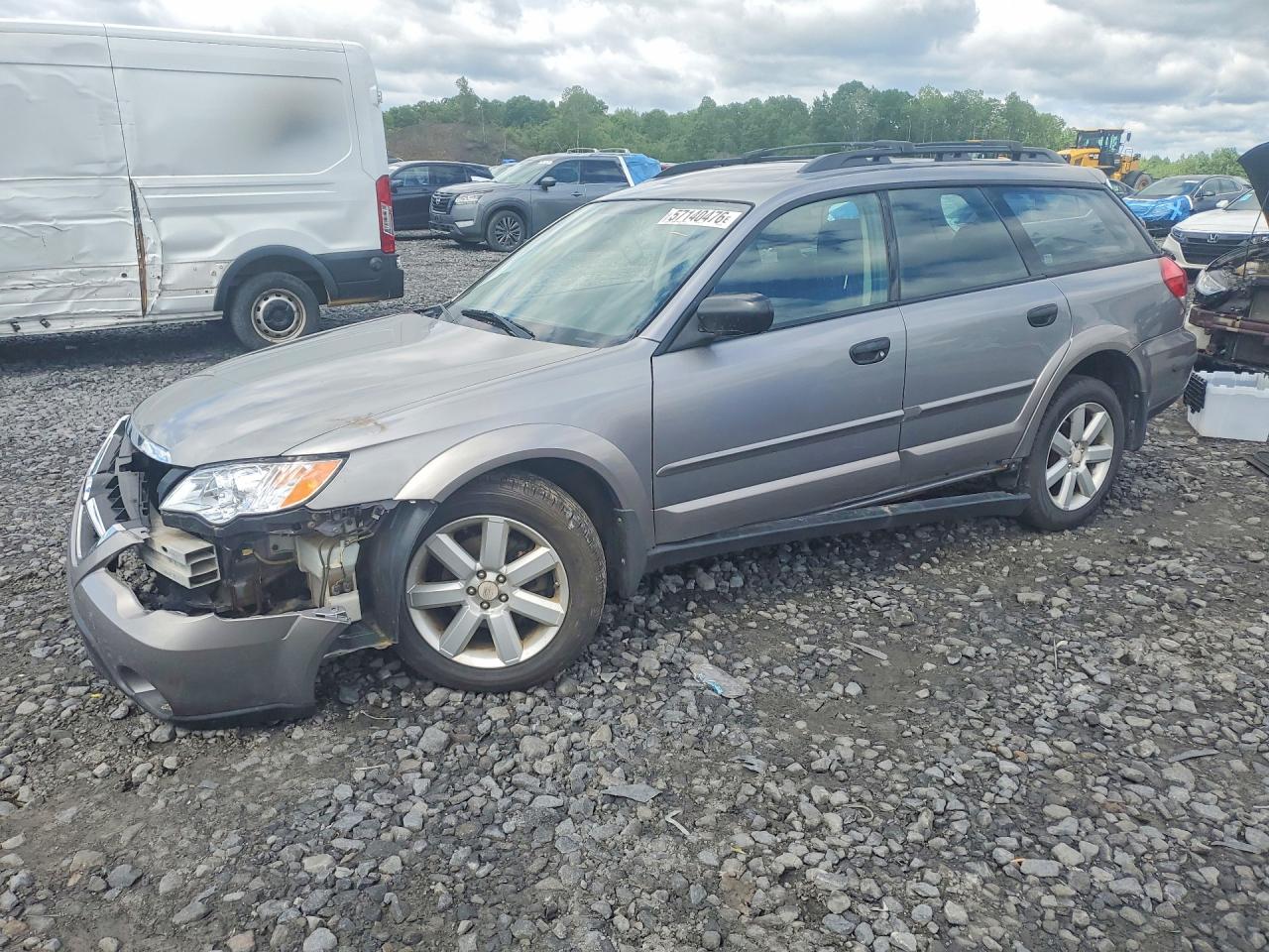 2008 Subaru Outback 2.5i Silver vin: 4S4BP61C187355564