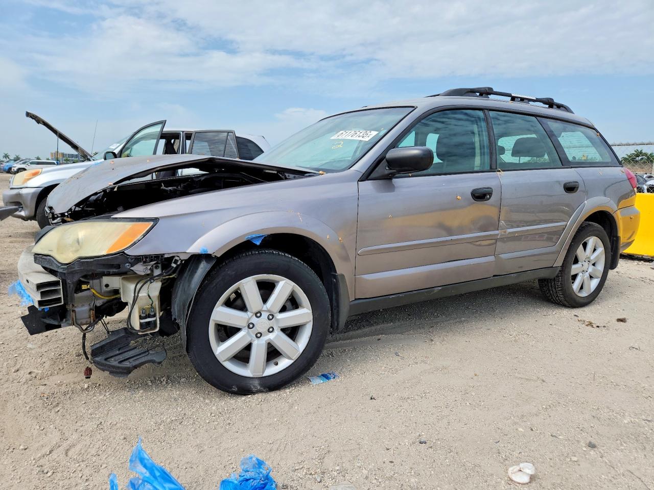 2008 Subaru Outback 2.5i Gray vin: 4S4BP61C187366290