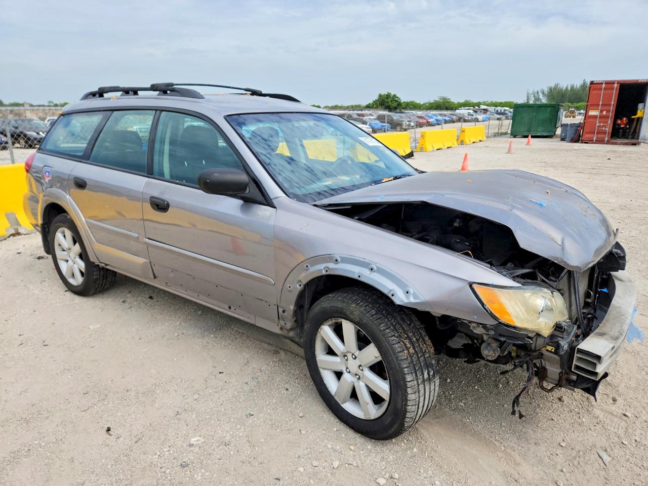 2008 Subaru Outback 2.5i Gray vin: 4S4BP61C187366290
