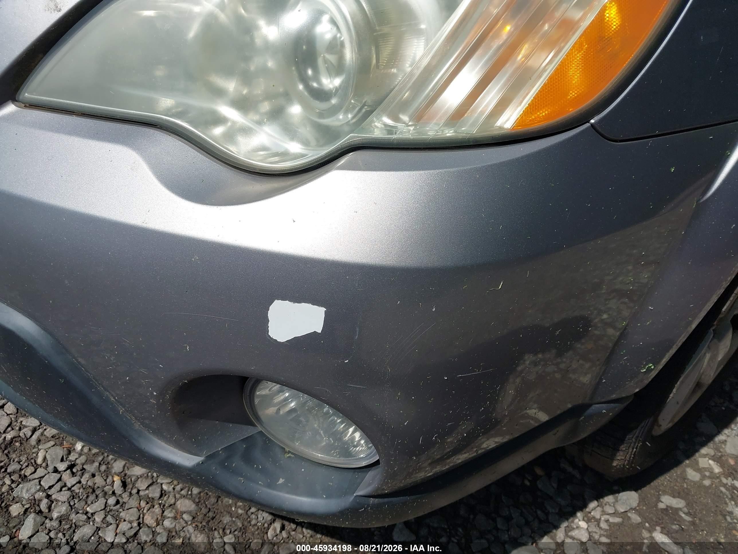2008 Subaru Outback 2.5i/2.5i L.l. Bean Edition Silver vin: 4S4BP61C187366547