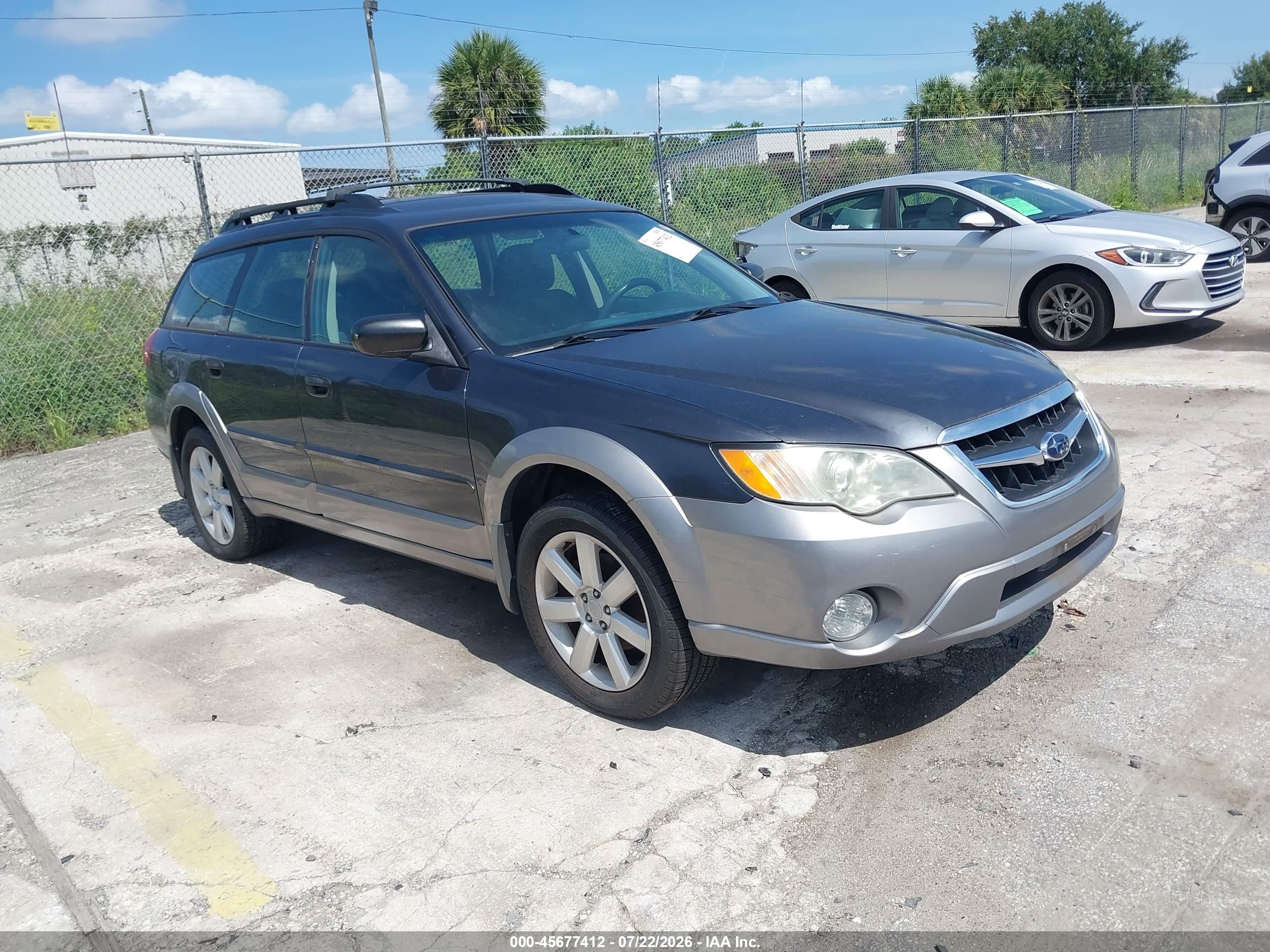 2009 Subaru Outback 2.5i Gray vin: 4S4BP61C197317902