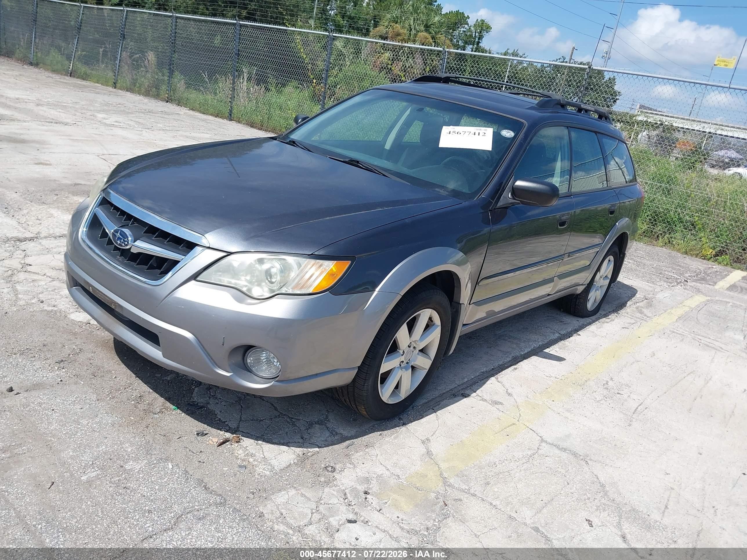 2009 Subaru Outback 2.5i Gray vin: 4S4BP61C197317902