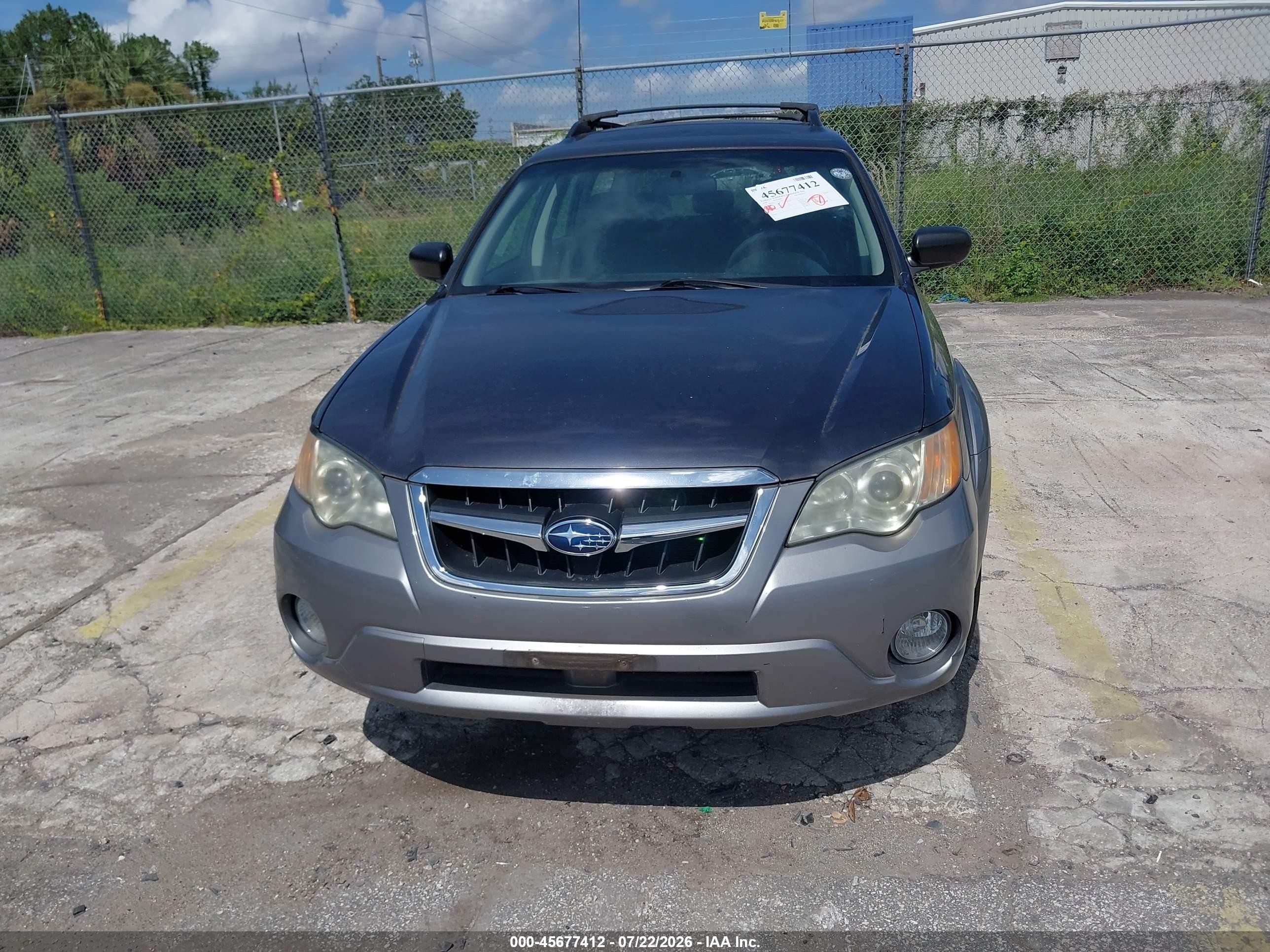 2009 Subaru Outback 2.5i Gray vin: 4S4BP61C197317902