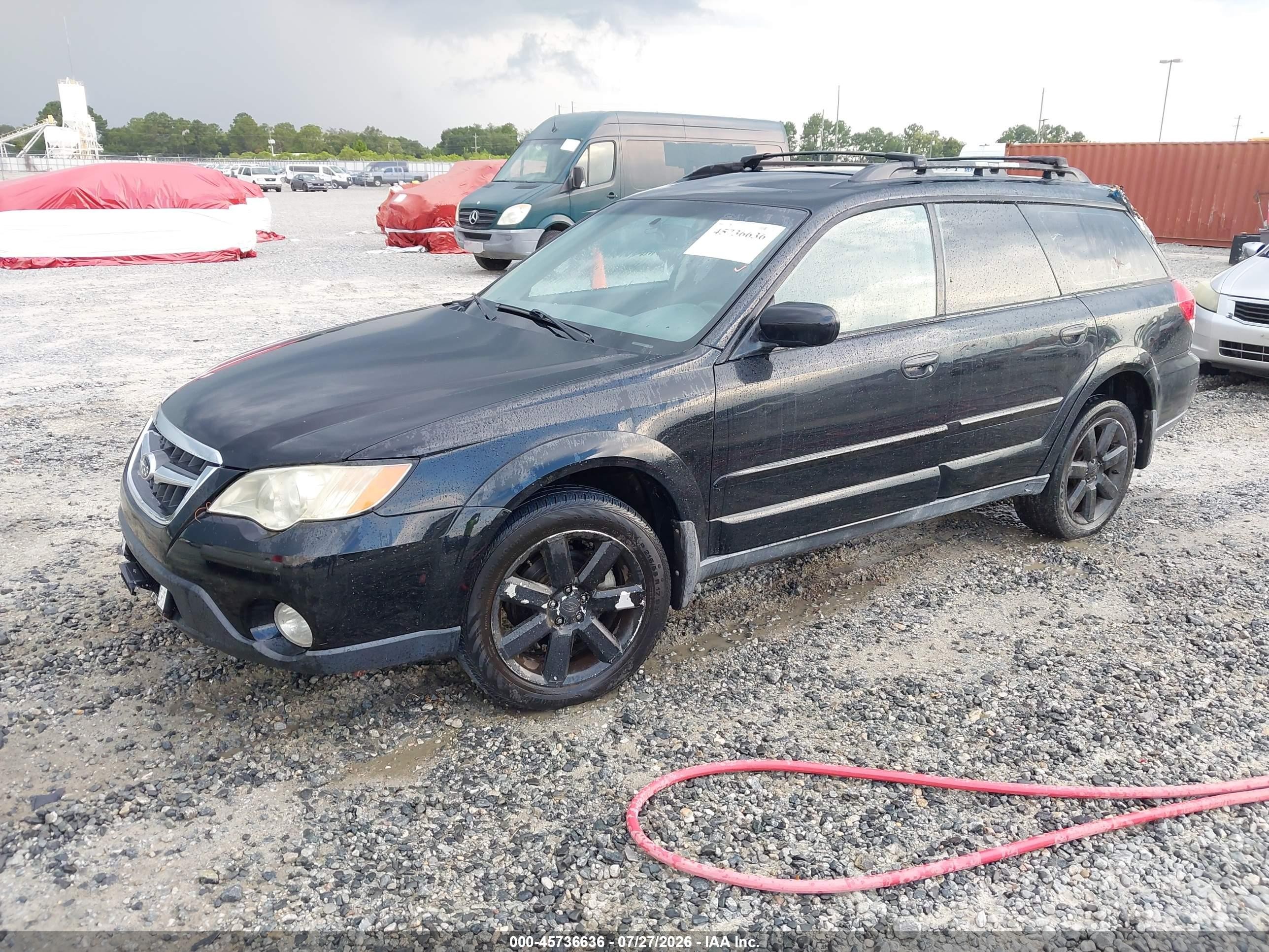 2009 Subaru Outback 2.5i Black vin: 4S4BP61C197319021